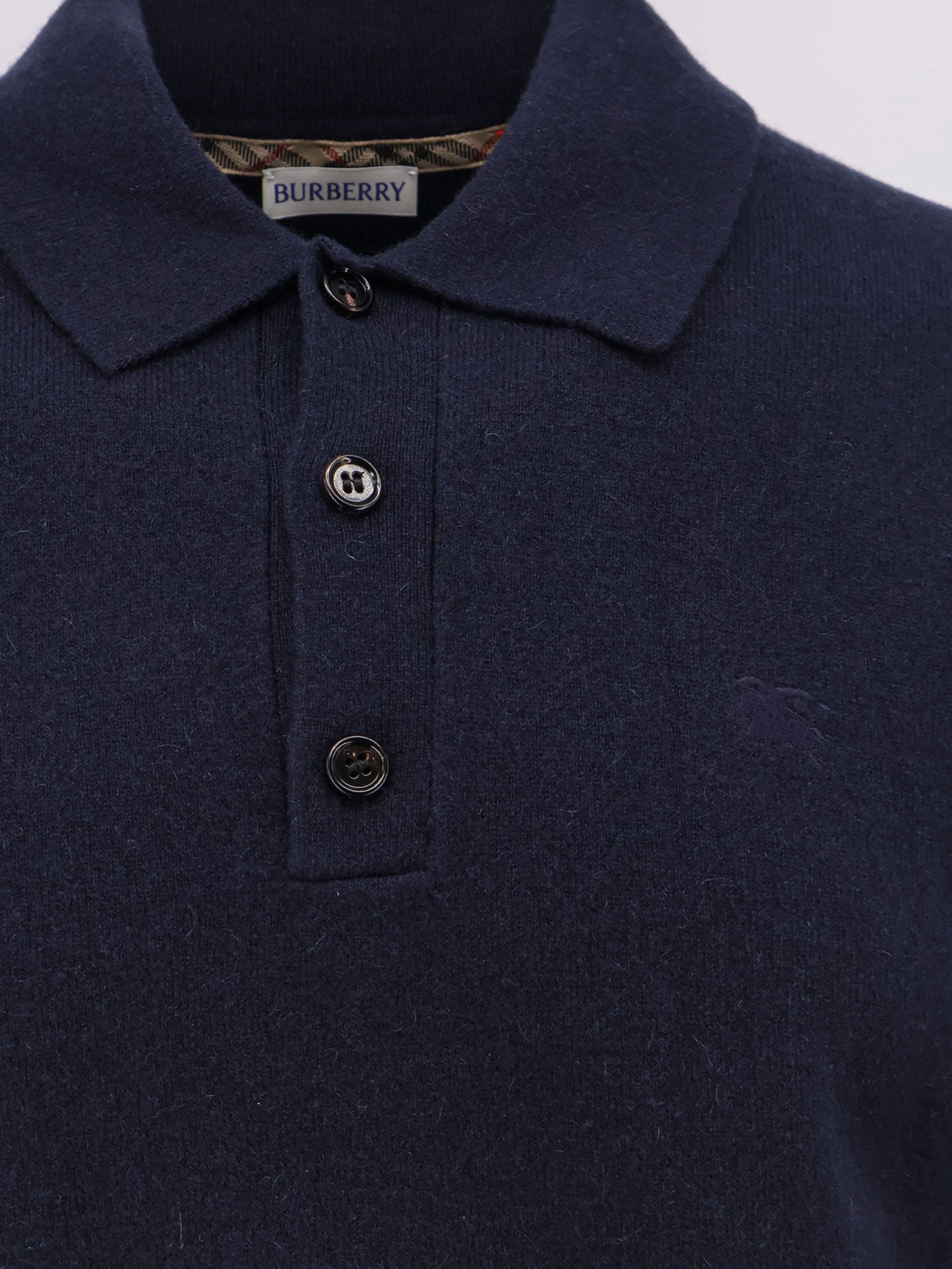 BURBERRY Cashmere polo sweater