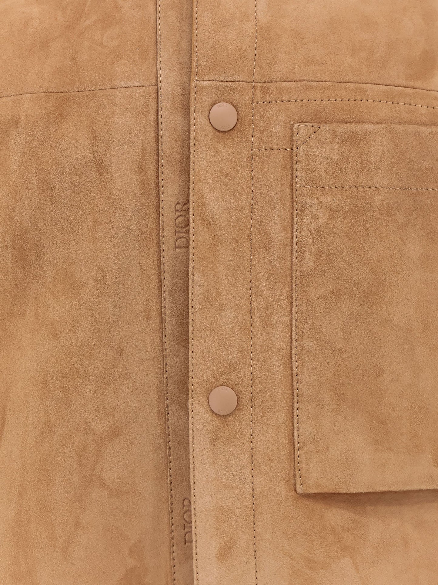 DIOR Suede Jacket with Dior engravings