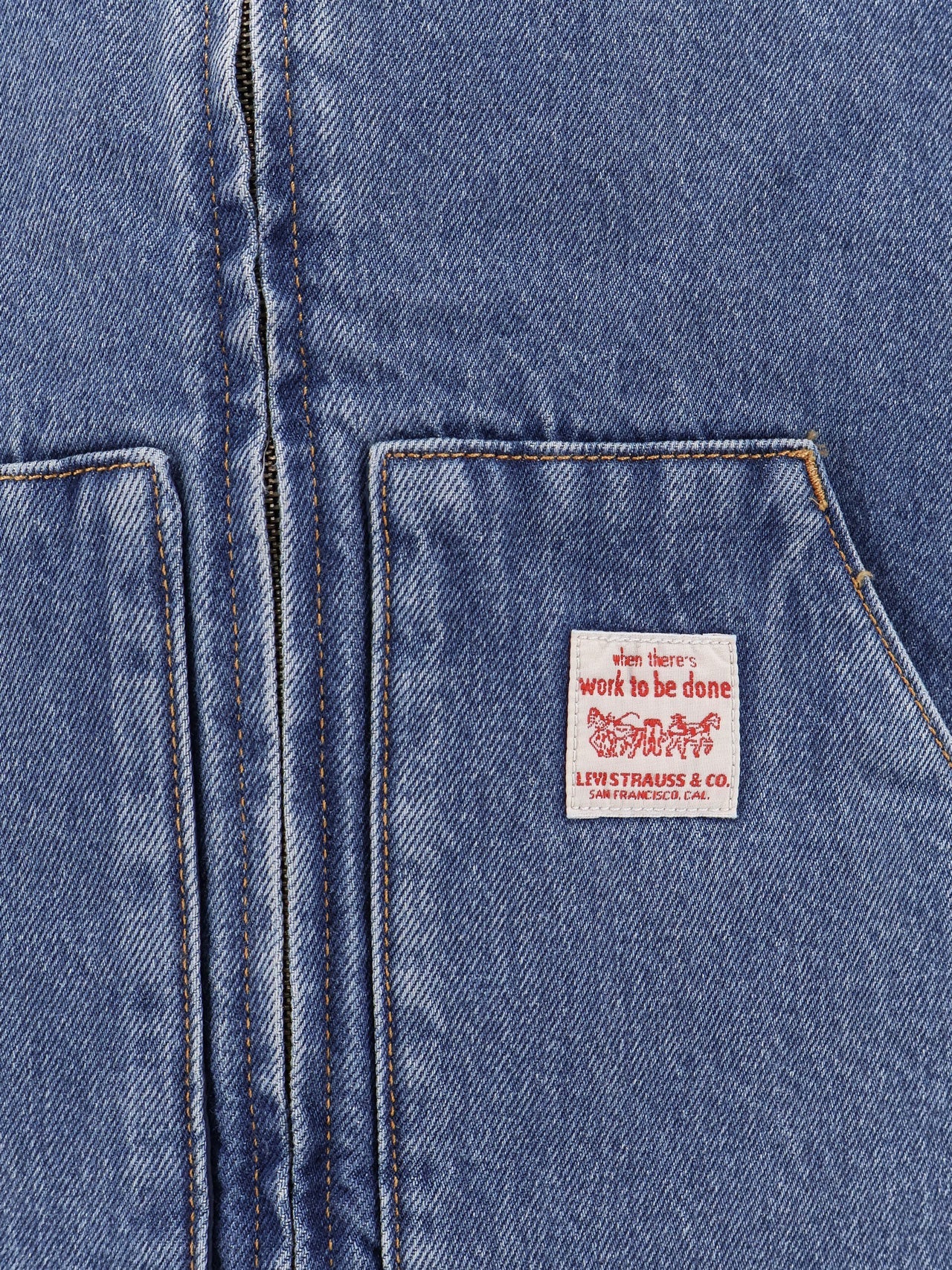 LEVI'S Padded denim vest