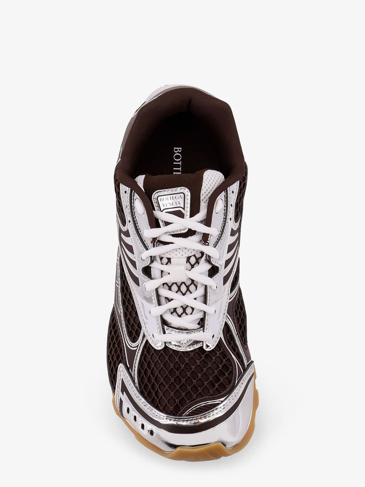 BOTTEGA VENETA Orbit mesh sneakers with rubber inserts