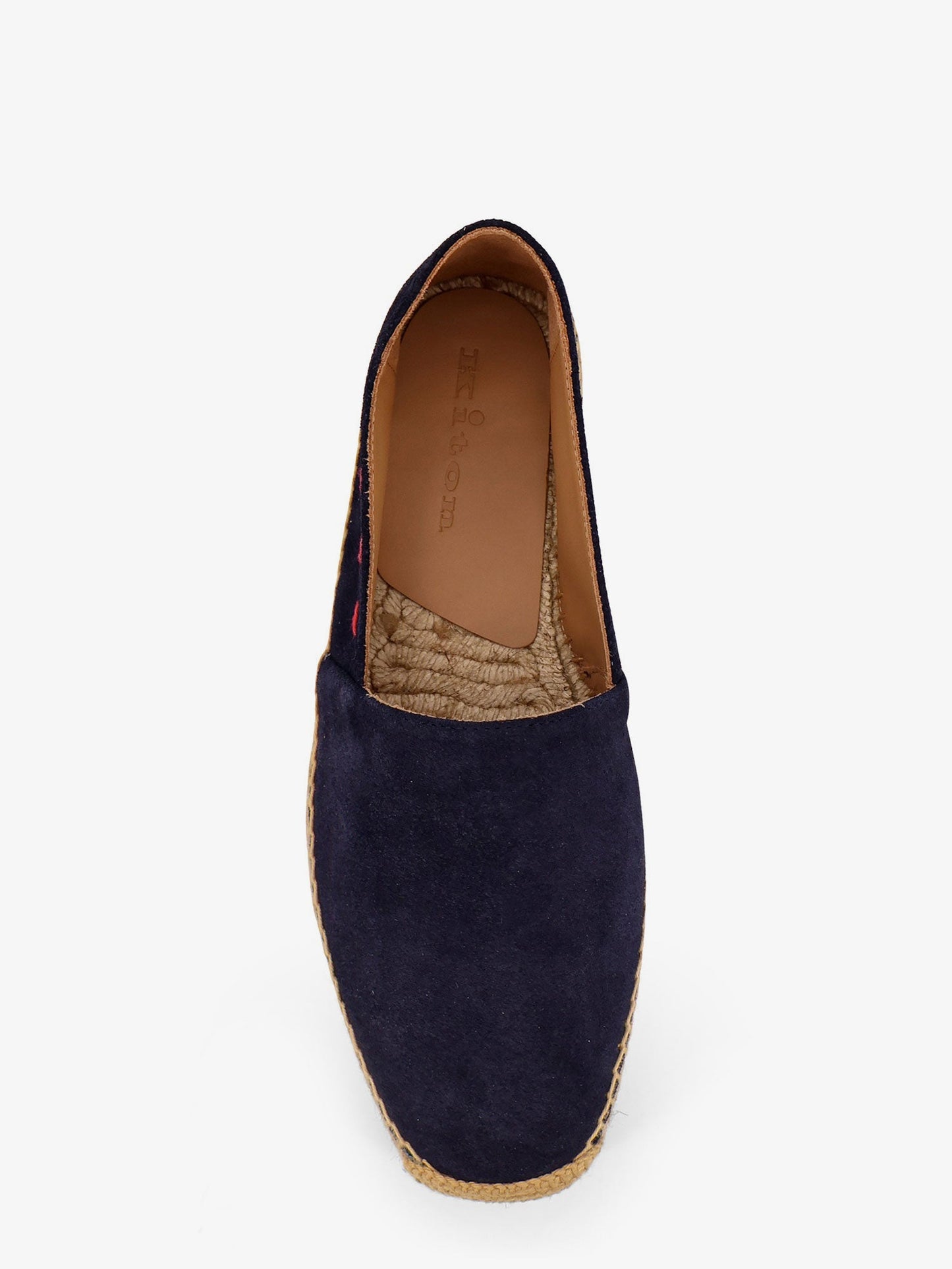 KITON CIRO PAONE Suede espadrillas with iconic stitching