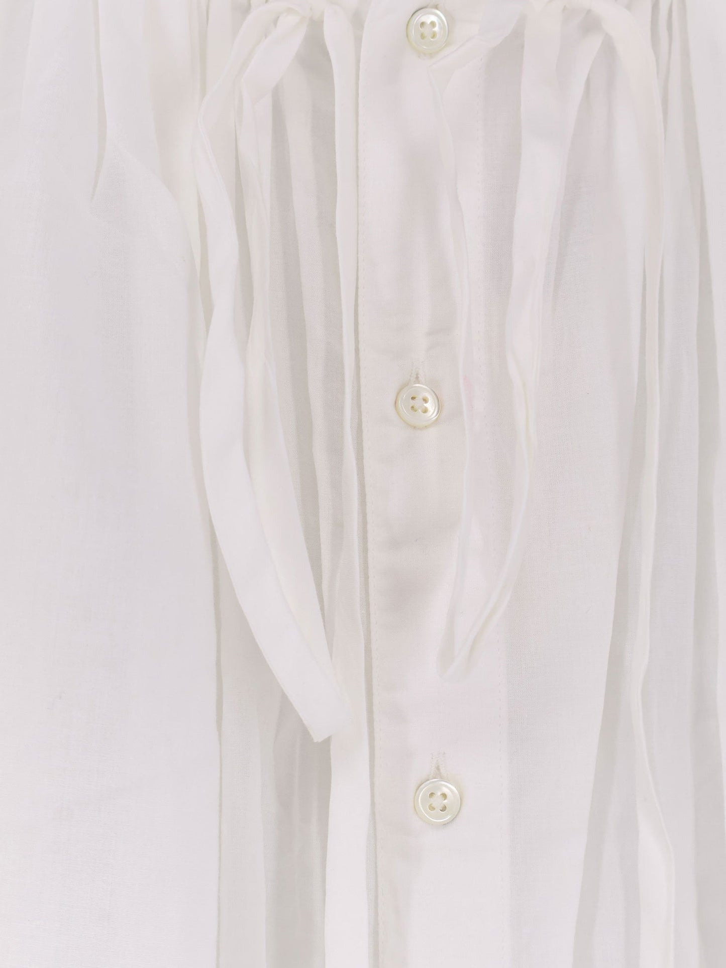 POLO RALPH LAUREN Cotton shirt with drawstring detail