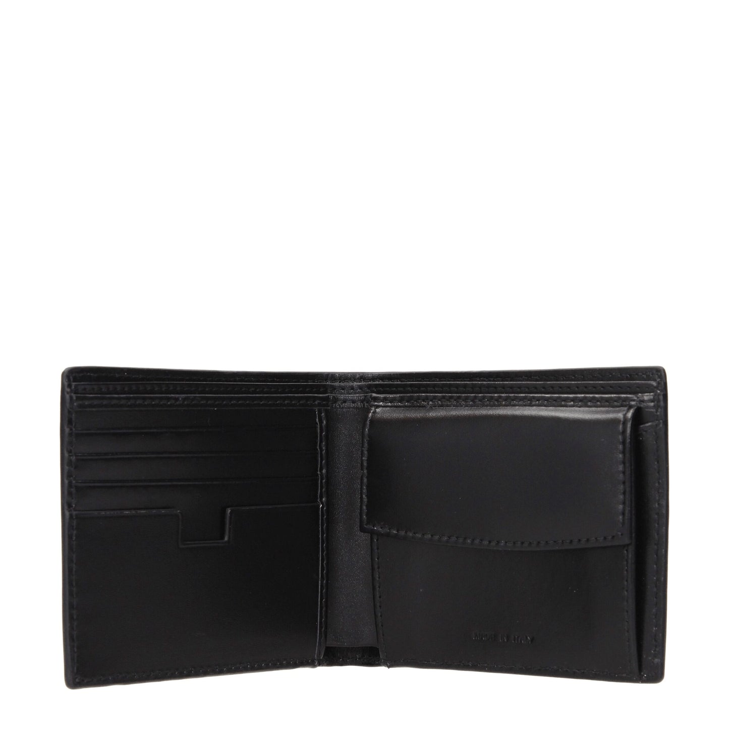 Testoni Black Leather Wallet