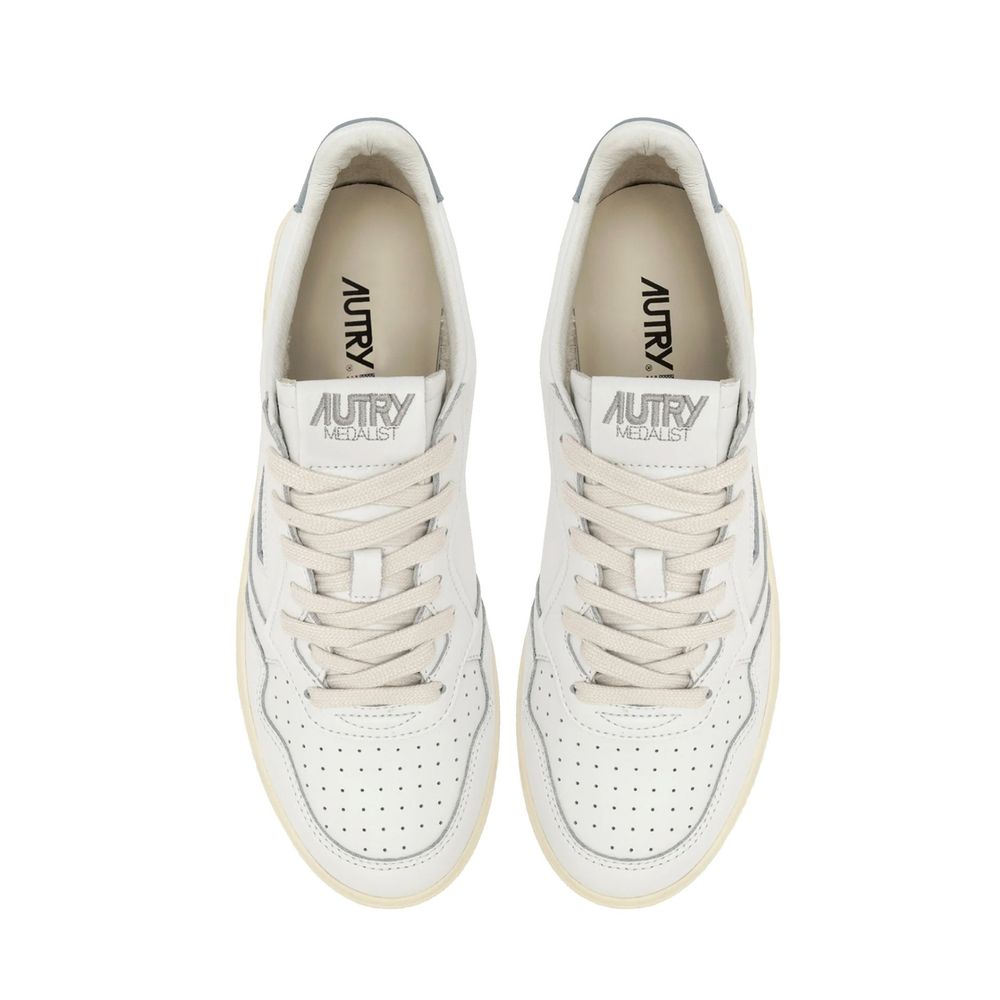 Autry White Leather Sneakers