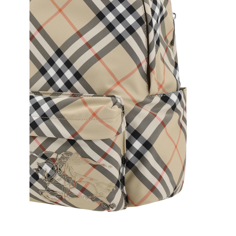 Burberry Beige Polyester Backpack