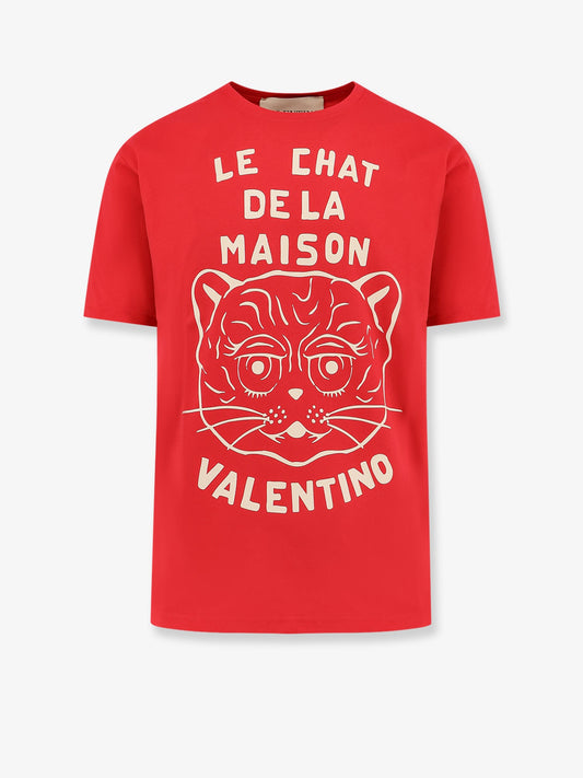 VALENTINO Le Chat de la Maison cotton T-shirt