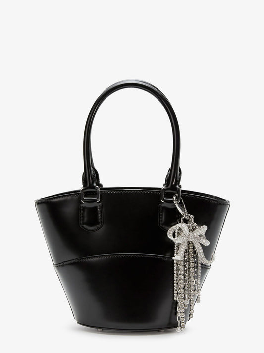 SELF PORTRAIT Leather shoulder bag with charms