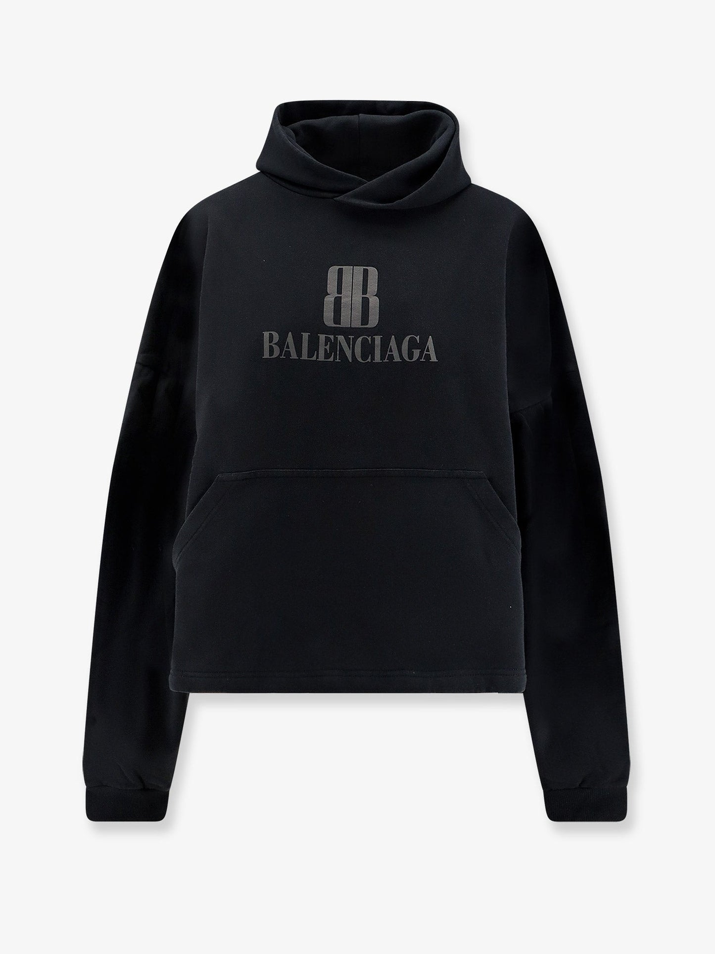 BALENCIAGA Cropped cotton sweatshirt