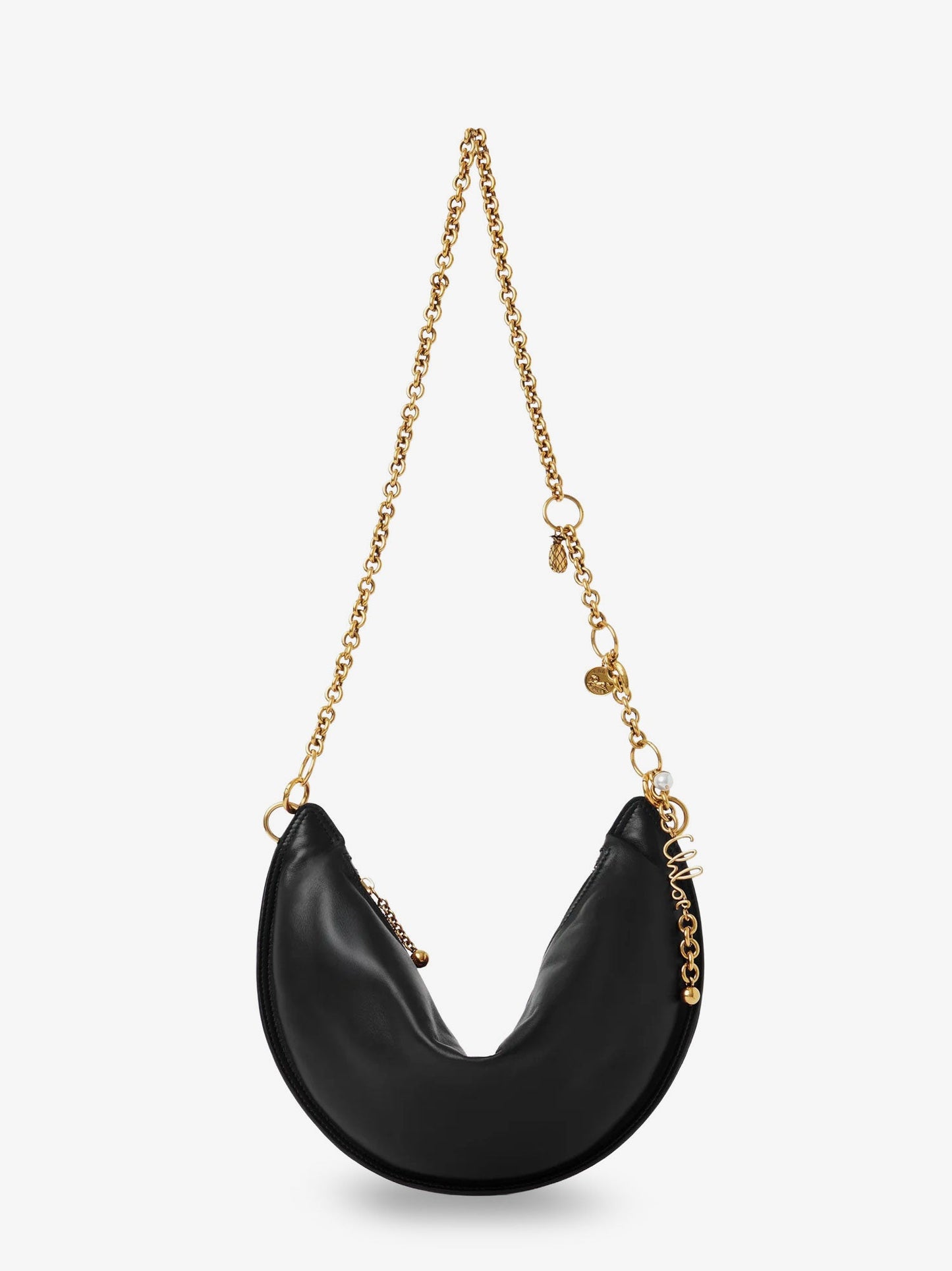 CHLOE' Halfmoon leather shoulder bag