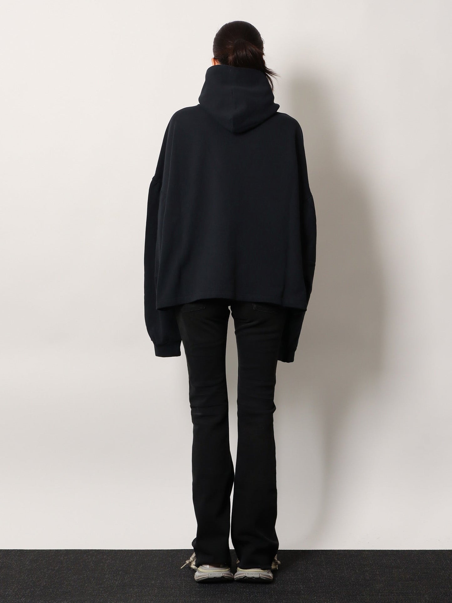 BALENCIAGA Cropped cotton sweatshirt