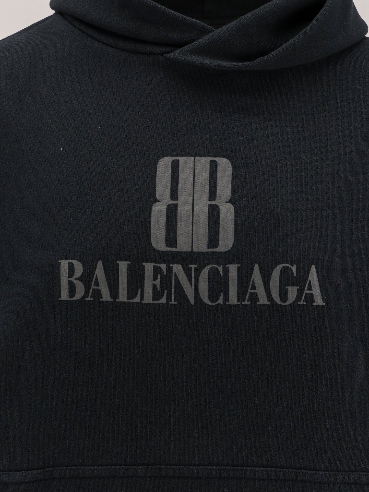 BALENCIAGA Cropped cotton sweatshirt
