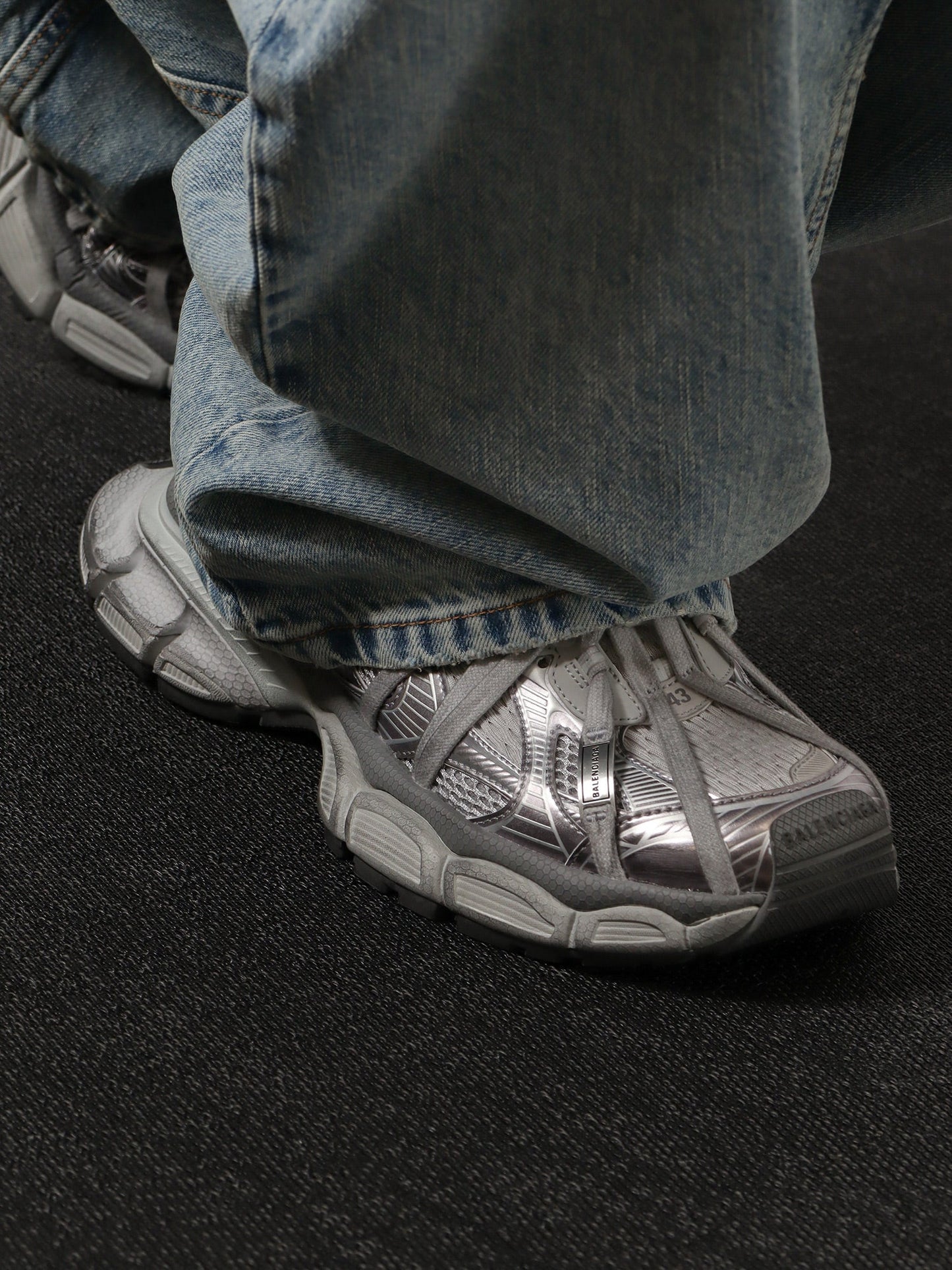 BALENCIAGA 3XL Low Top Mesh Sneakers