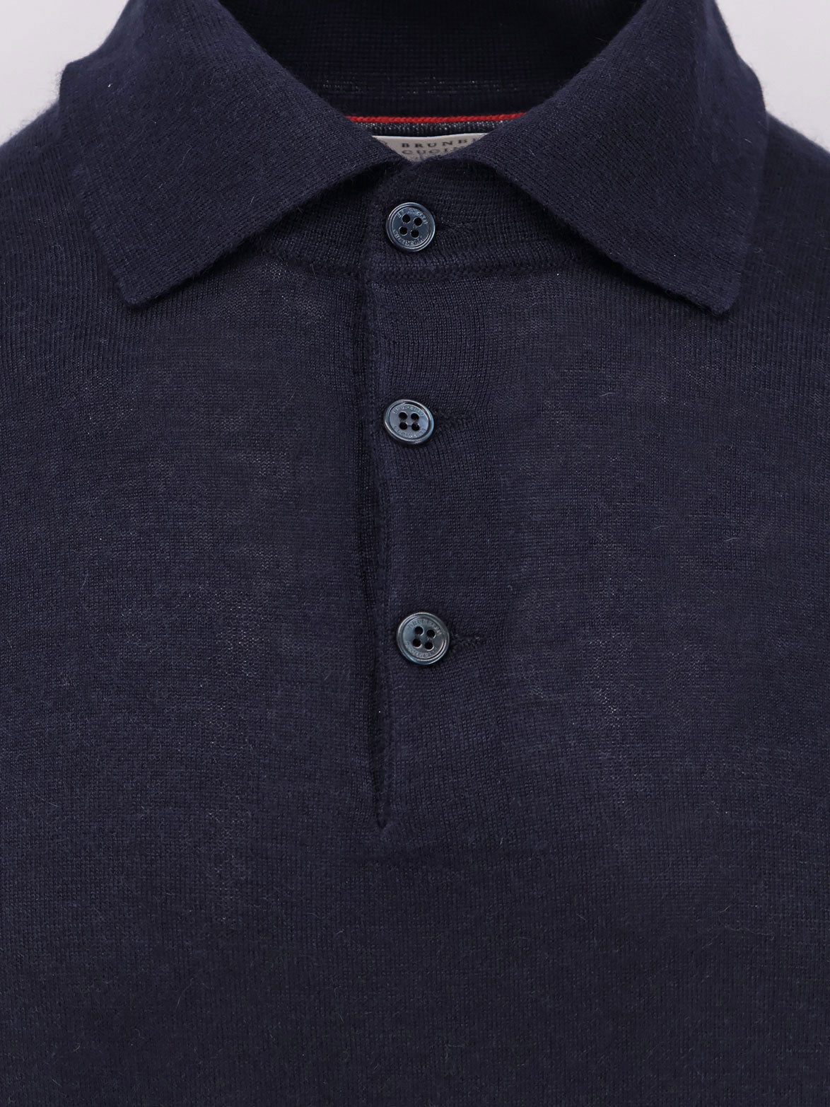 BRUNELLO CUCINELLI Cashmere and cotton polo shirt