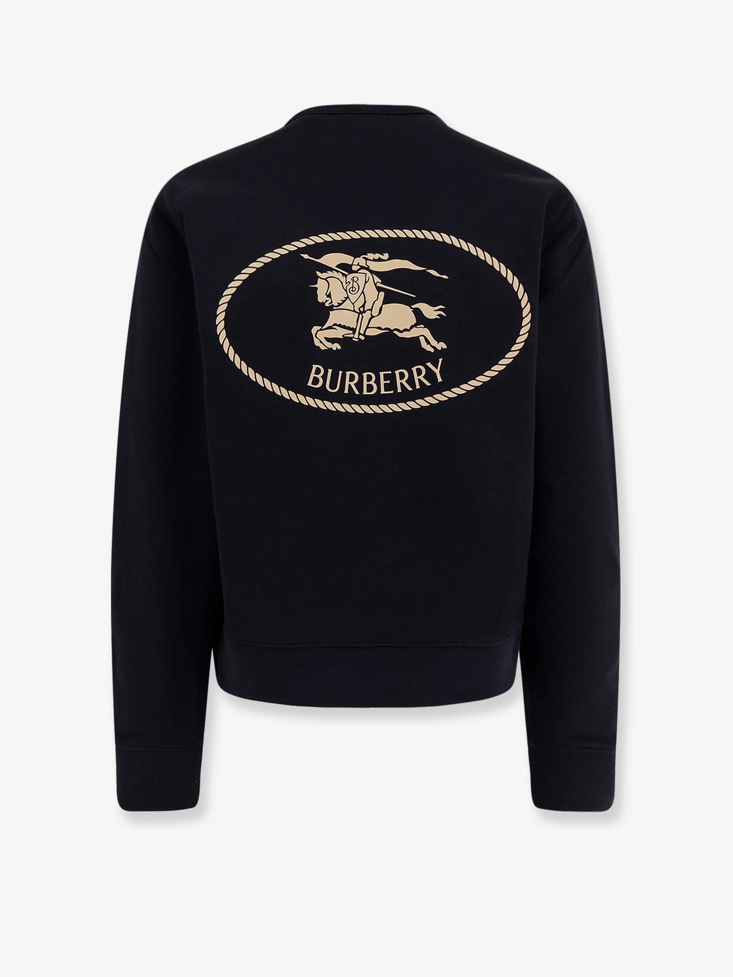 BURBERRY Cotton sweatshirt with logo embroidery