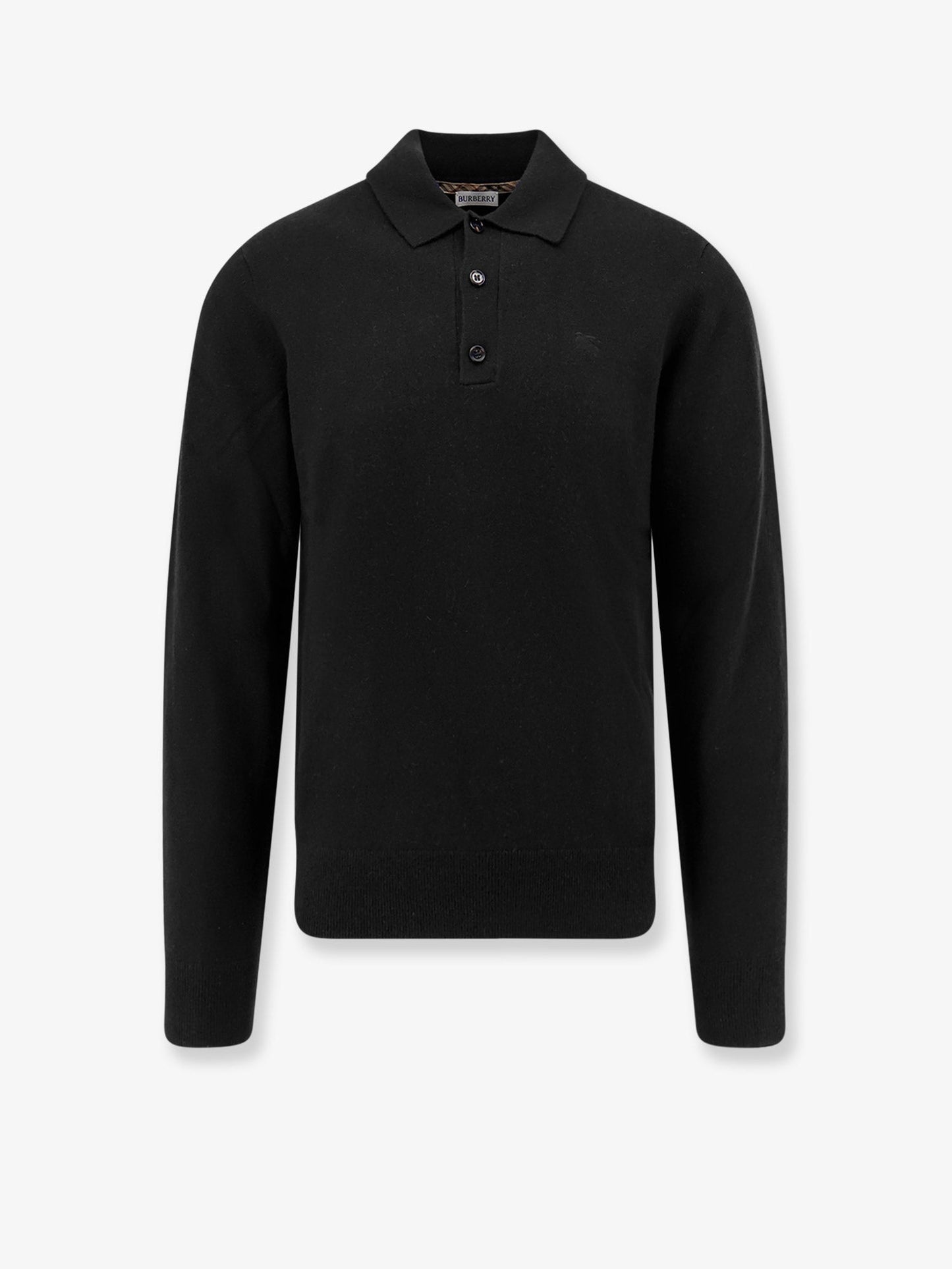 BURBERRY Cashmere polo sweater