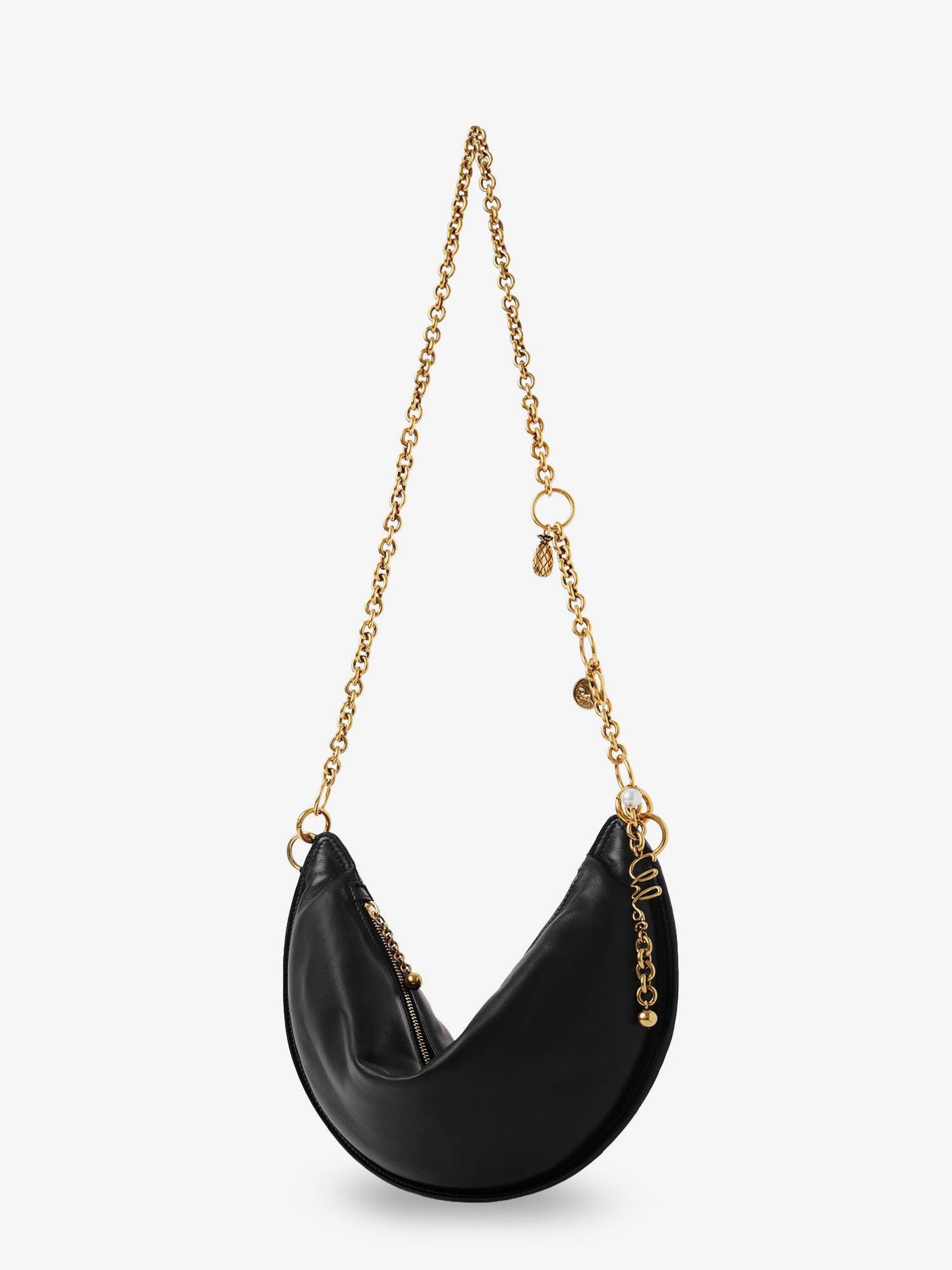 CHLOE' Halfmoon leather shoulder bag