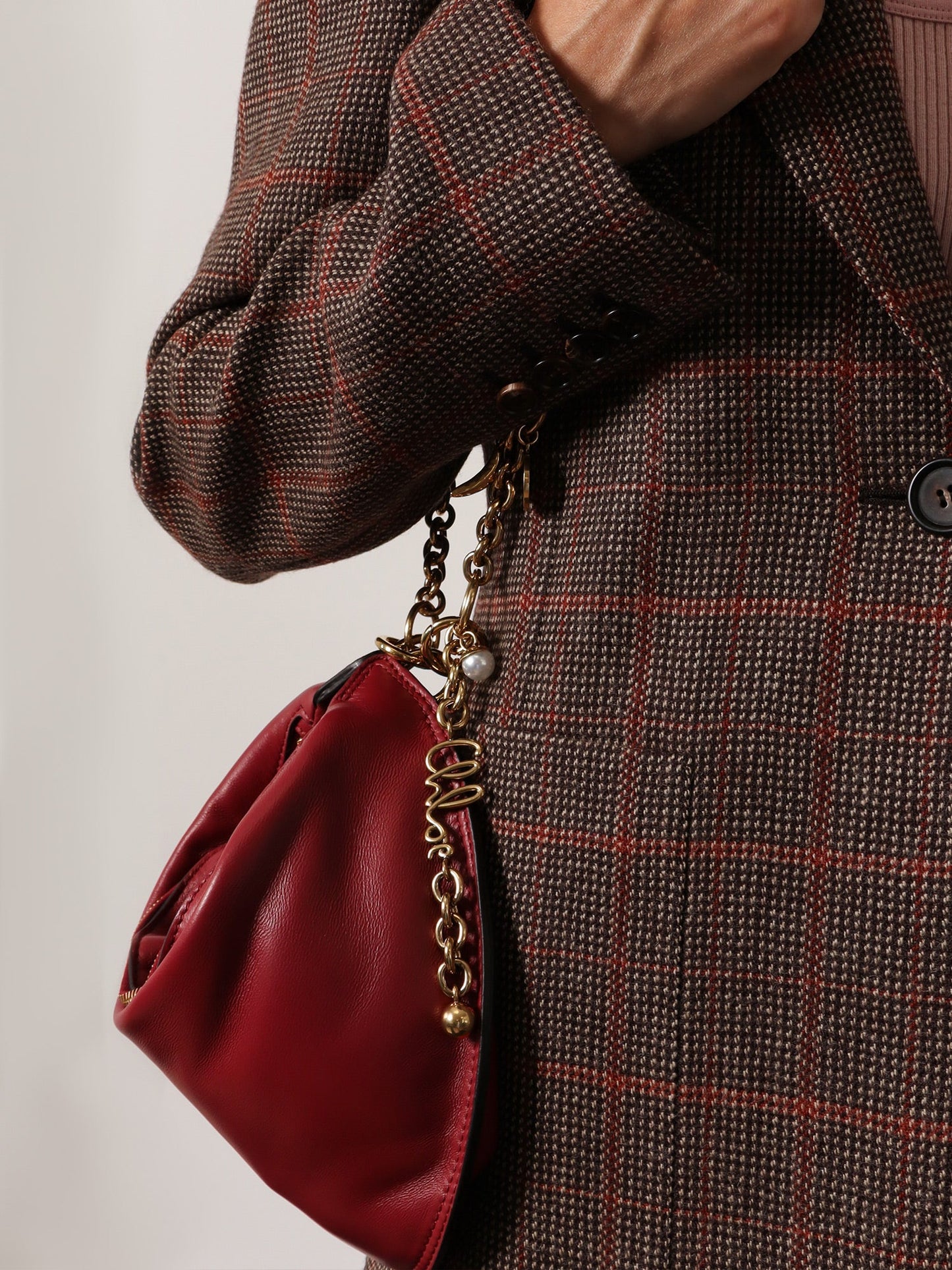 CHLOE' Halfmoon leather shoulder bag