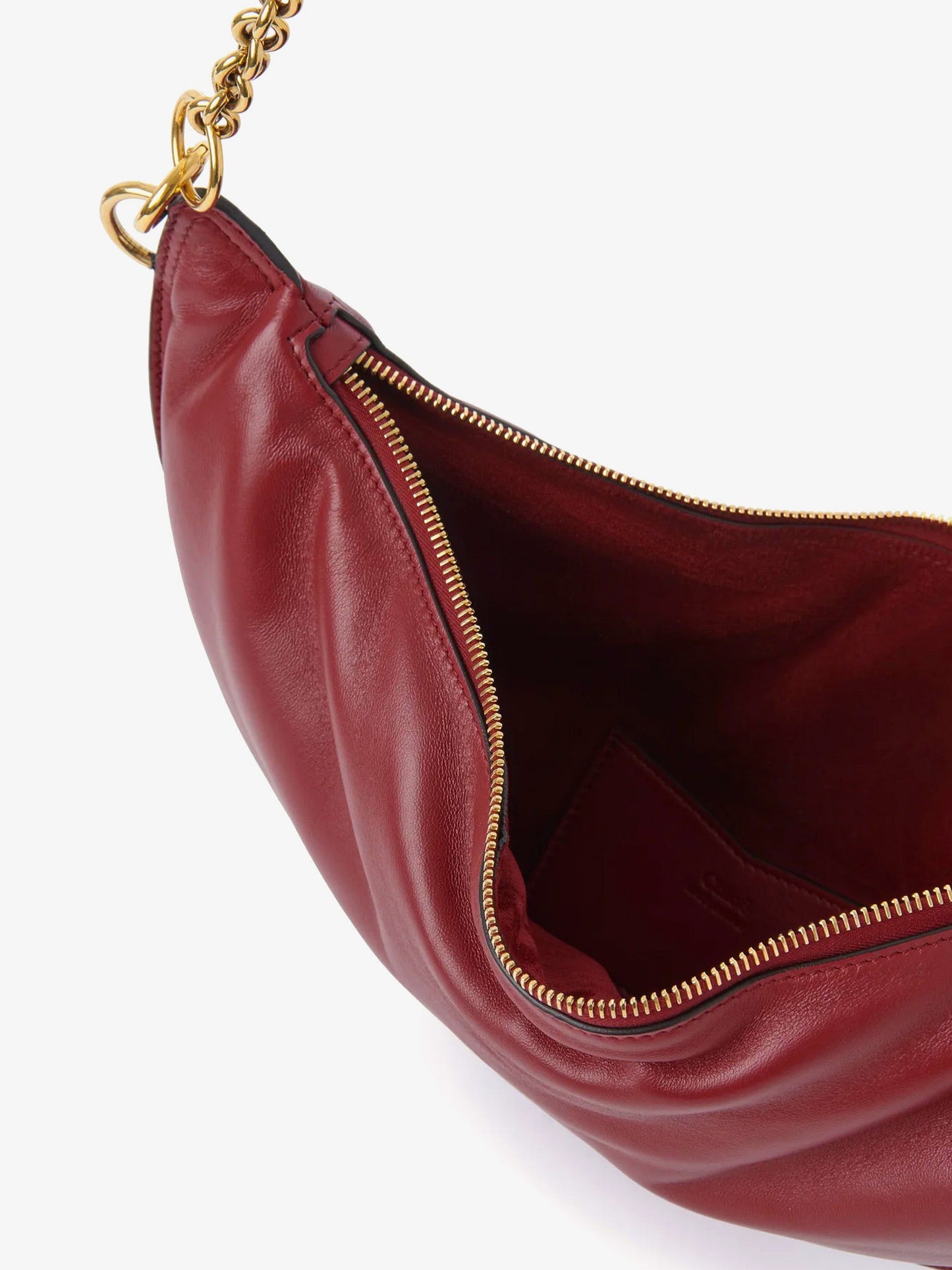 CHLOE' Halfmoon leather shoulder bag