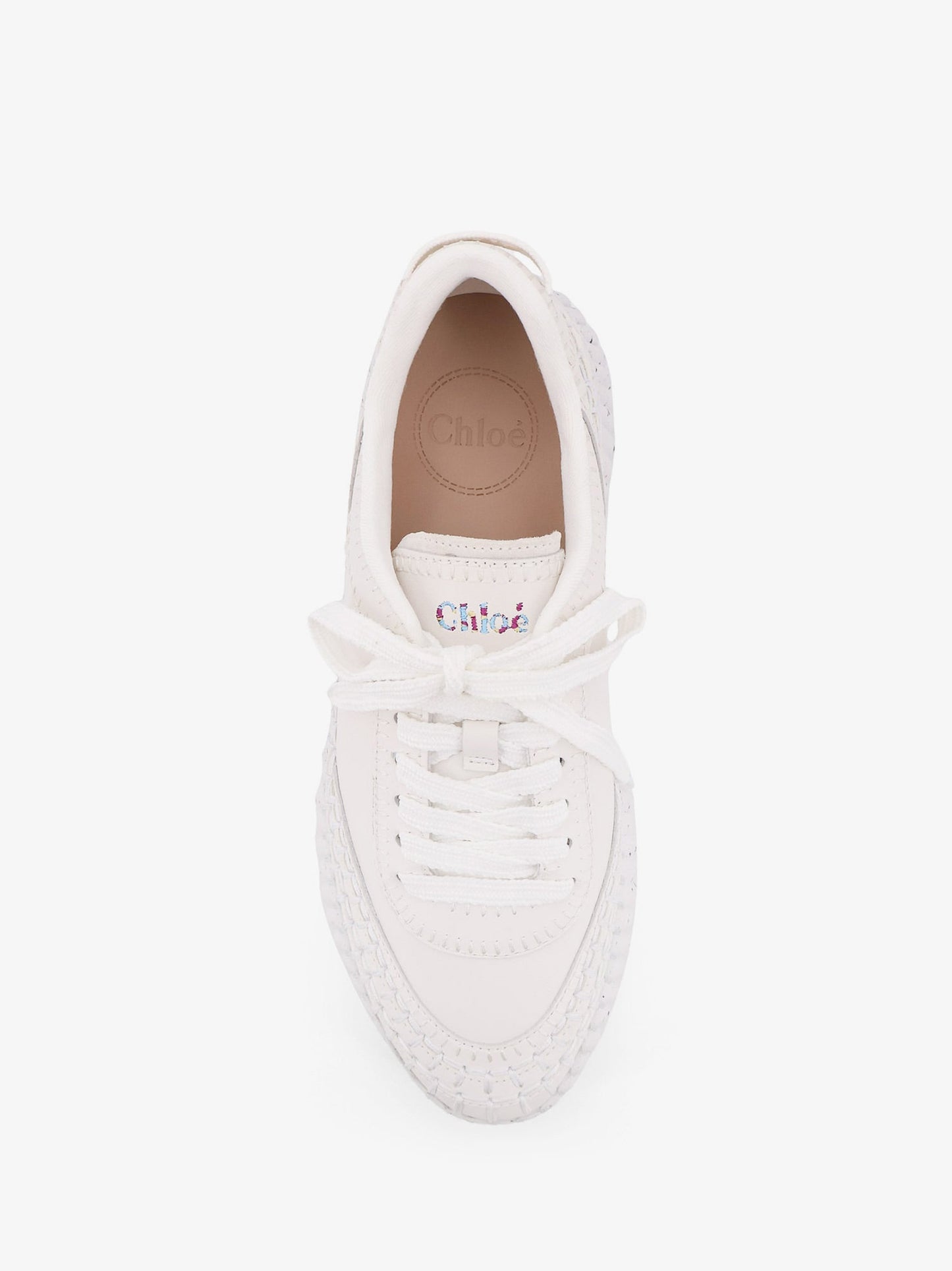 CHLOE' Nama low-top leather sneakers