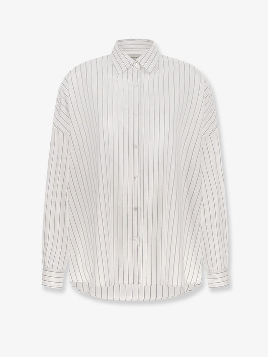 DRIES VAN NOTEN Striped cotton shirt