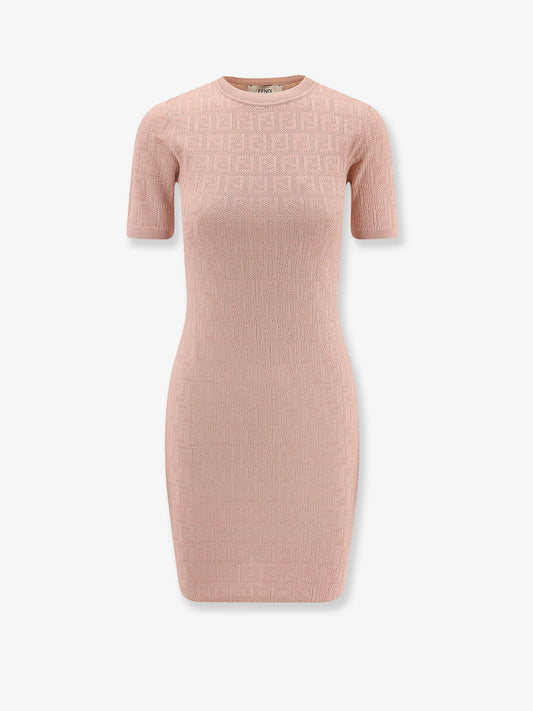 FENDI FF cotton and viscose dress