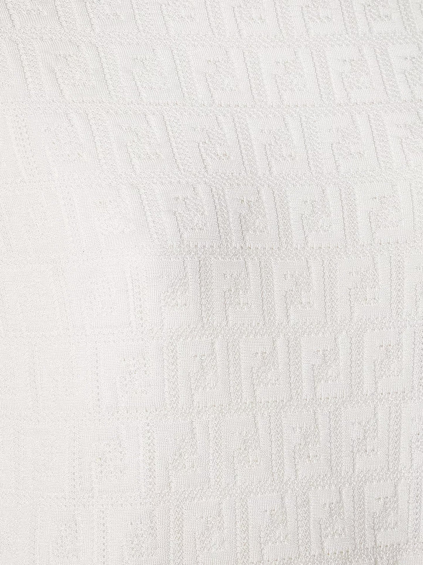 FENDI Cotton blend T-shirt with all-over FF logo