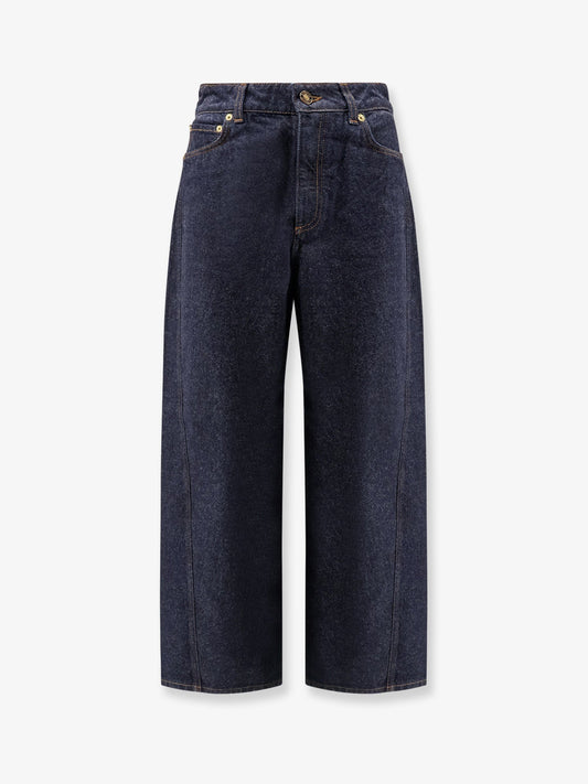 GIVENCHY Twisted dark blue denim jeans