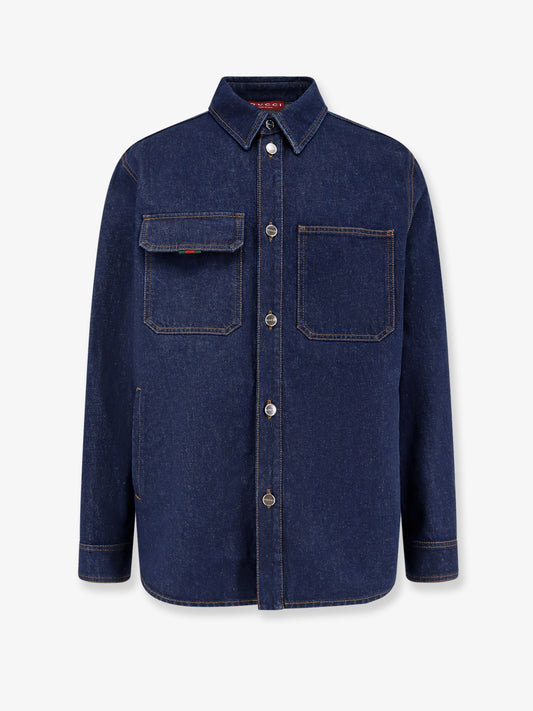 GUCCI Dark denim shirt