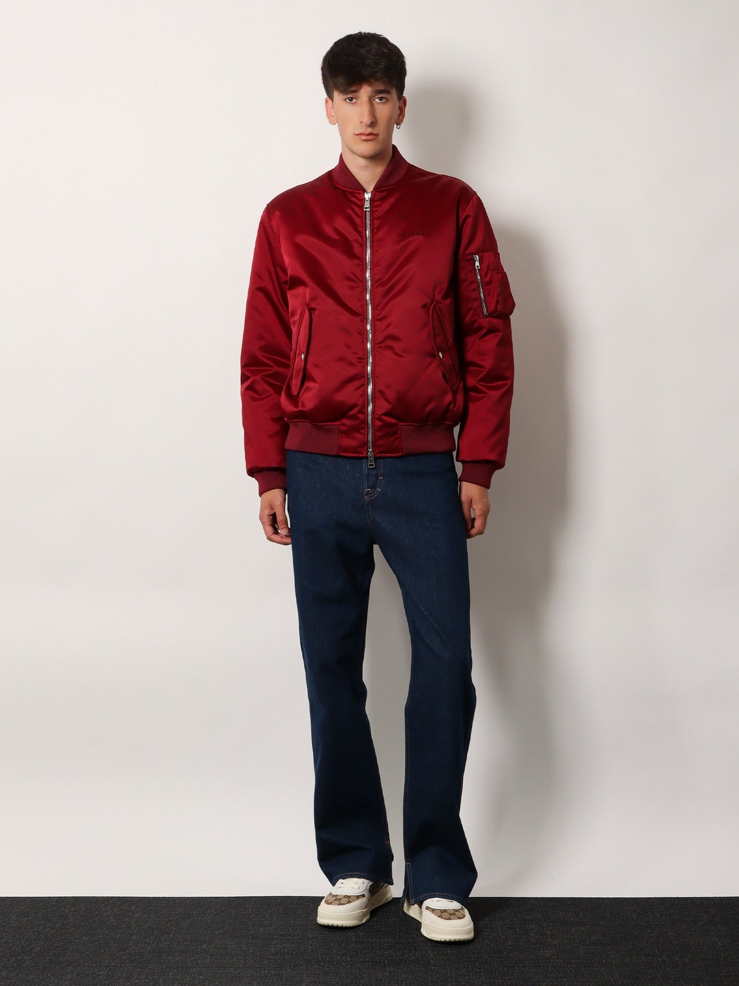 GUCCI Nylon bomber jacket