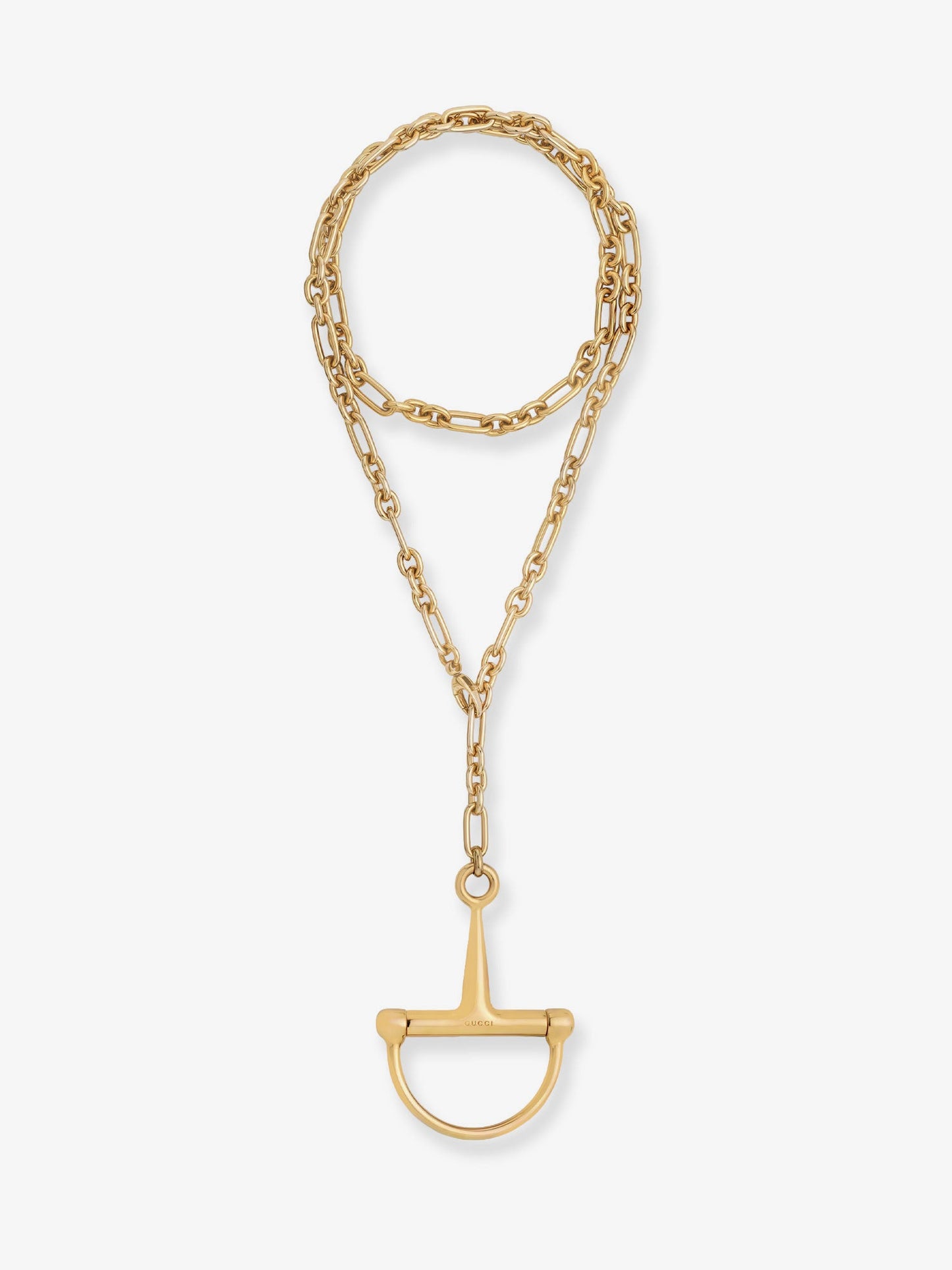 GUCCI Half horsebit necklace