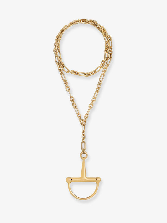 GUCCI Half horsebit necklace