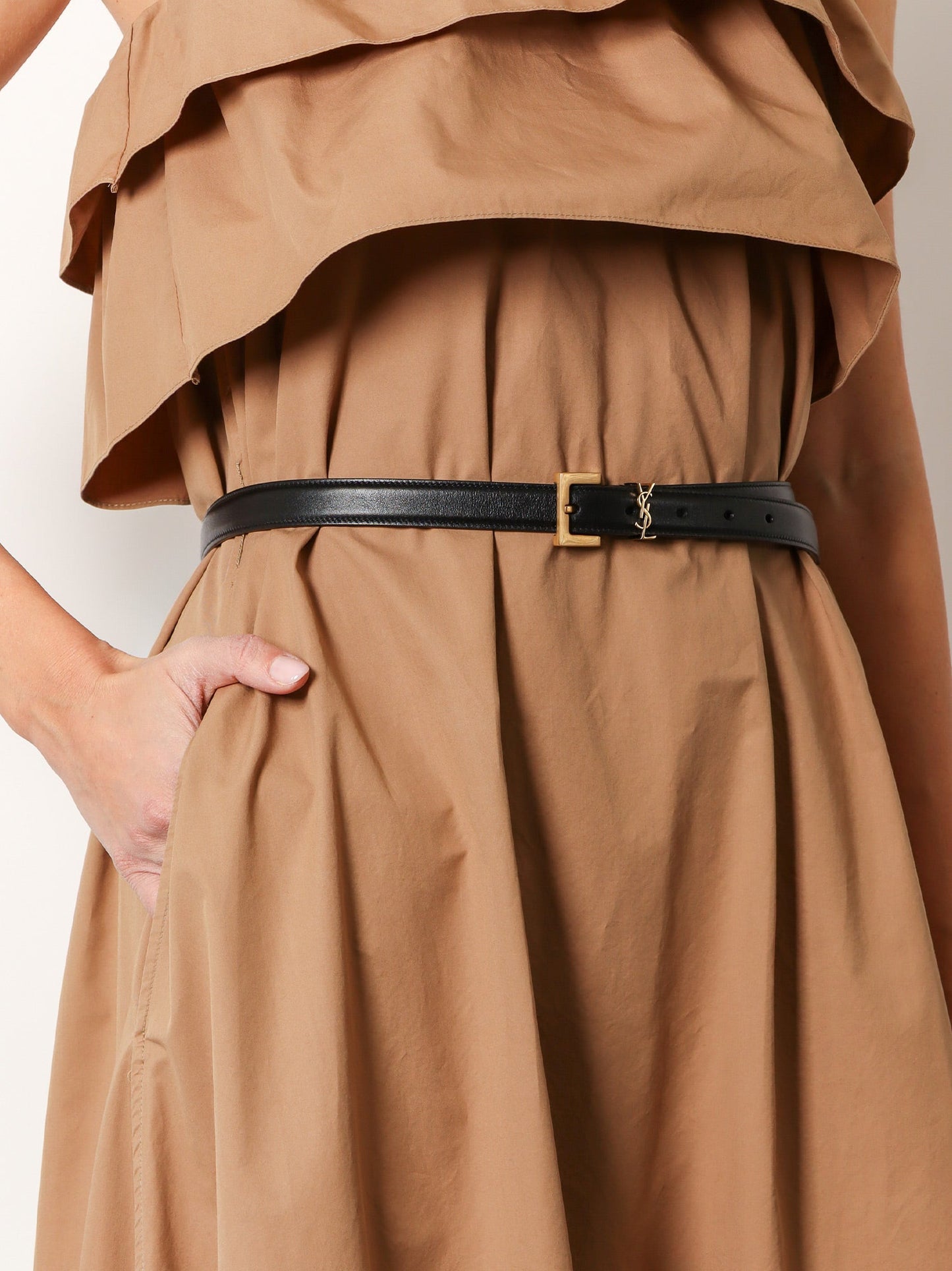 SAINT LAURENT Leather belt