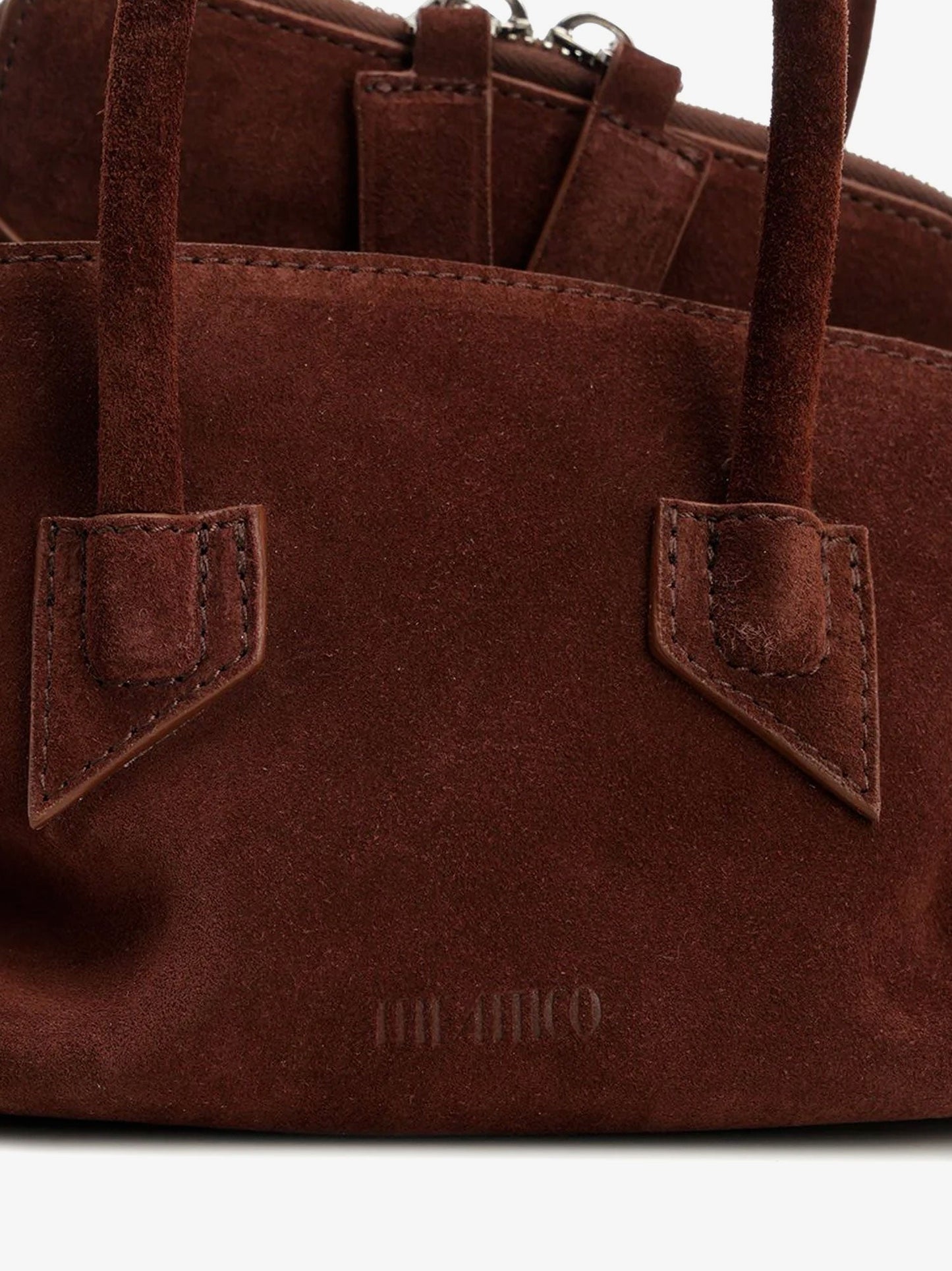 THE ATTICO La Passeggiata Mini leather handbag