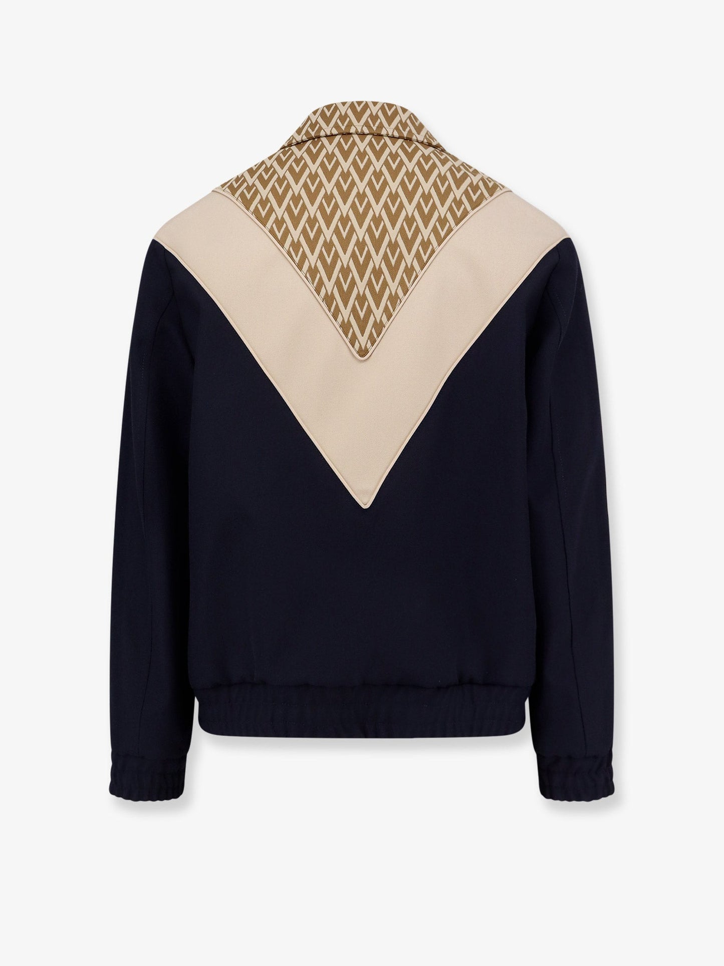 VALENTINO Toute la V wool and cotton jacket