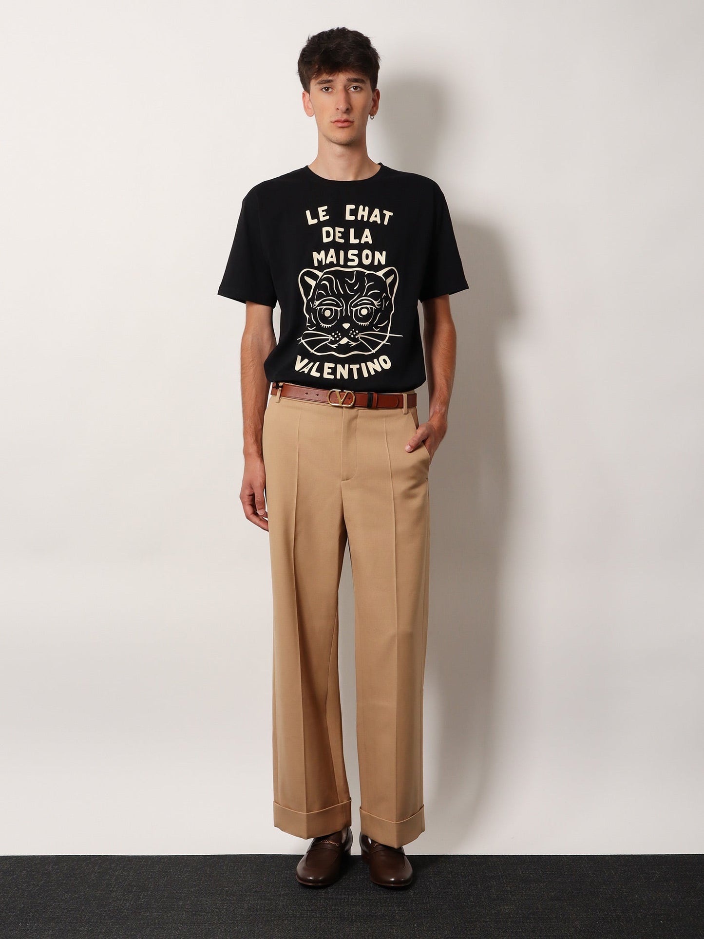 VALENTINO Le Chat de la Maison cotton T-shirt