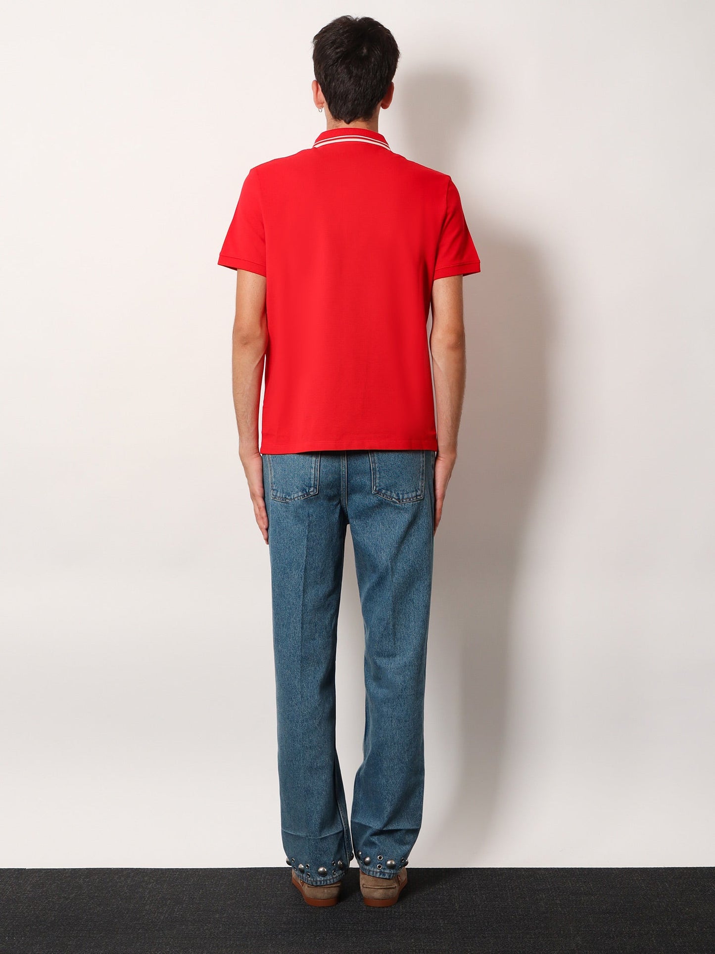 VALENTINO Cotton polo shirt with Vlogo