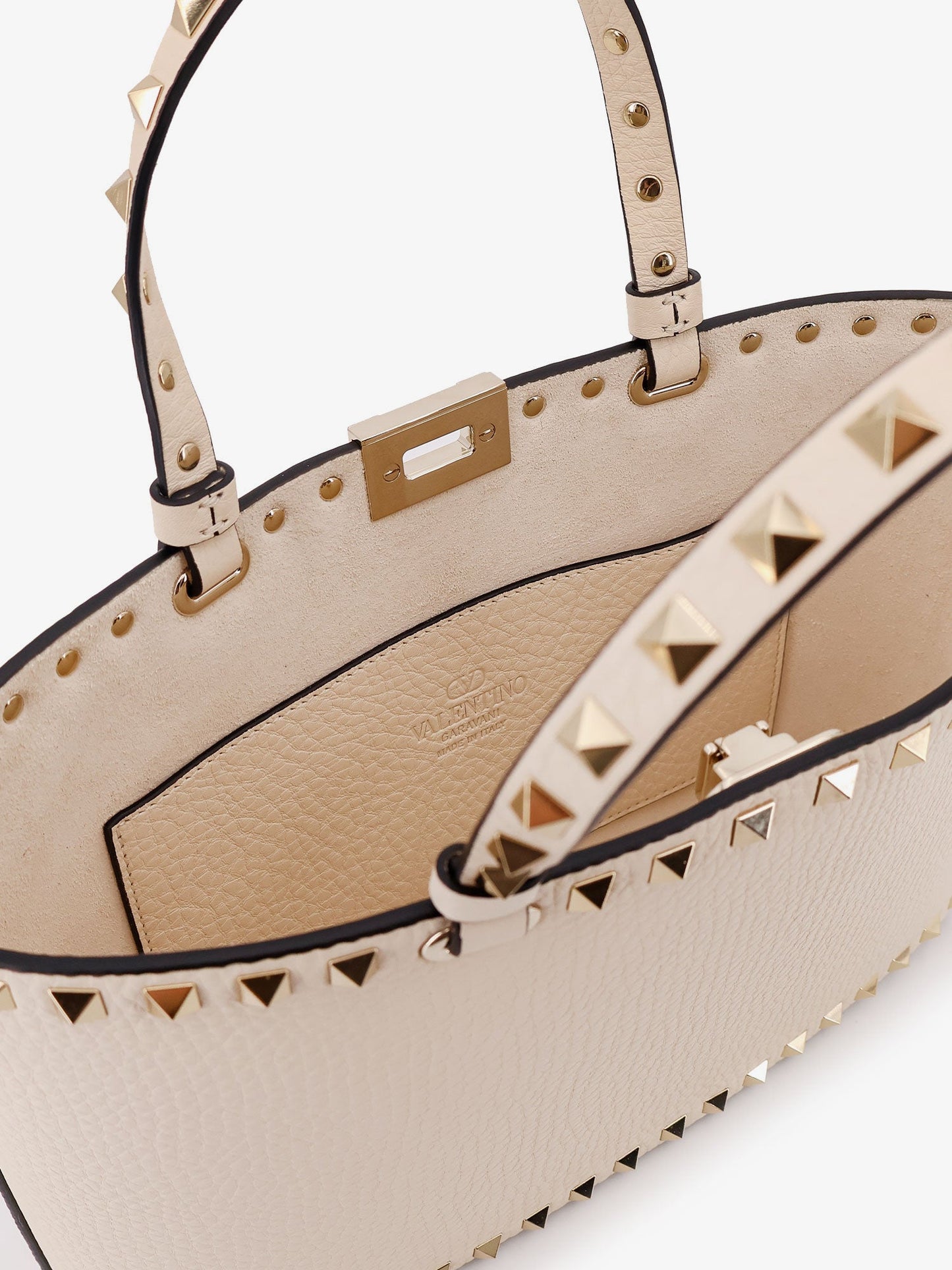 VALENTINO GARAVANI Rockstud Small Tote Valentino Garavani leather bag