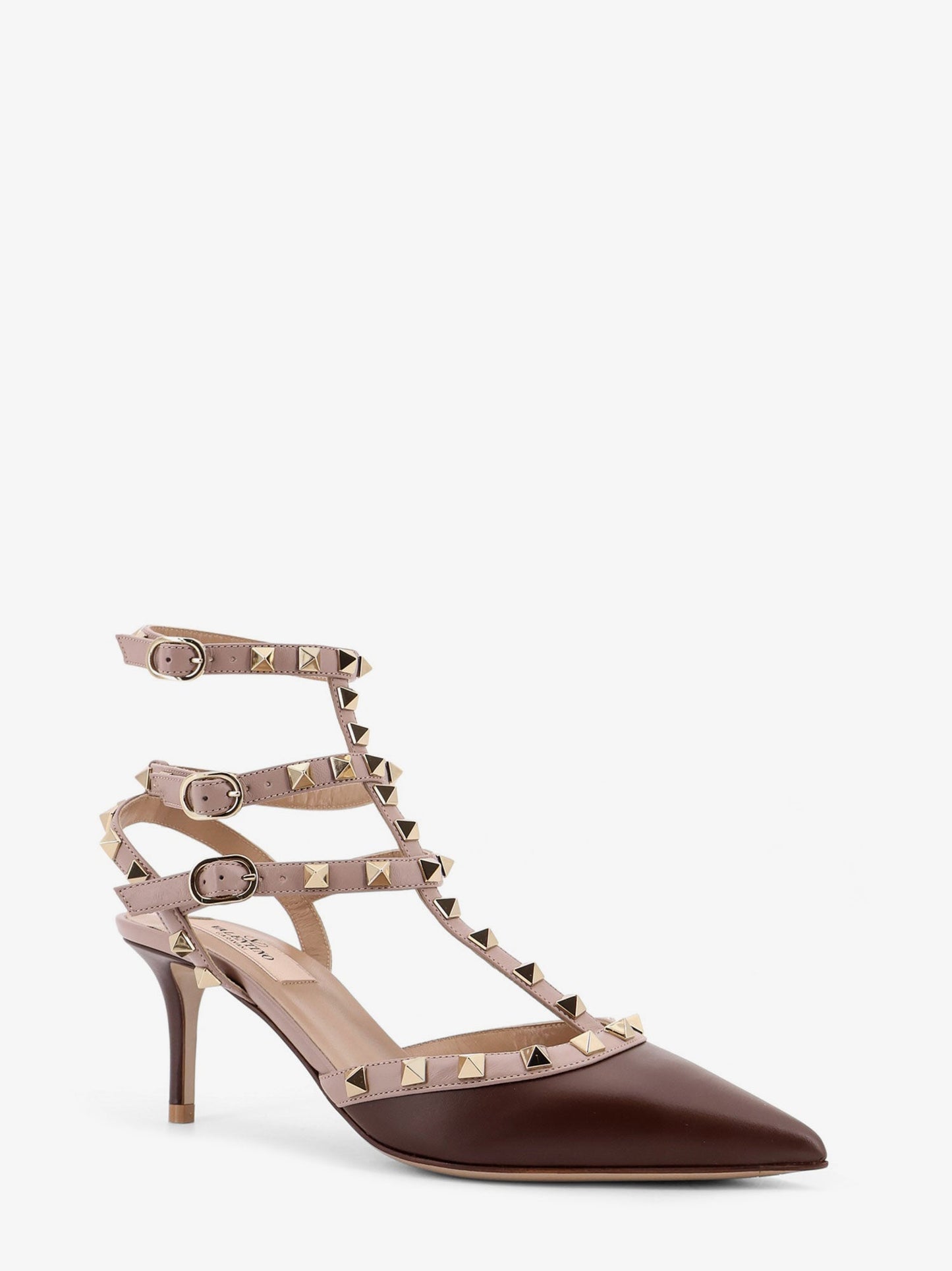 VALENTINO GARAVANI Rockstud leather decolleté slingback