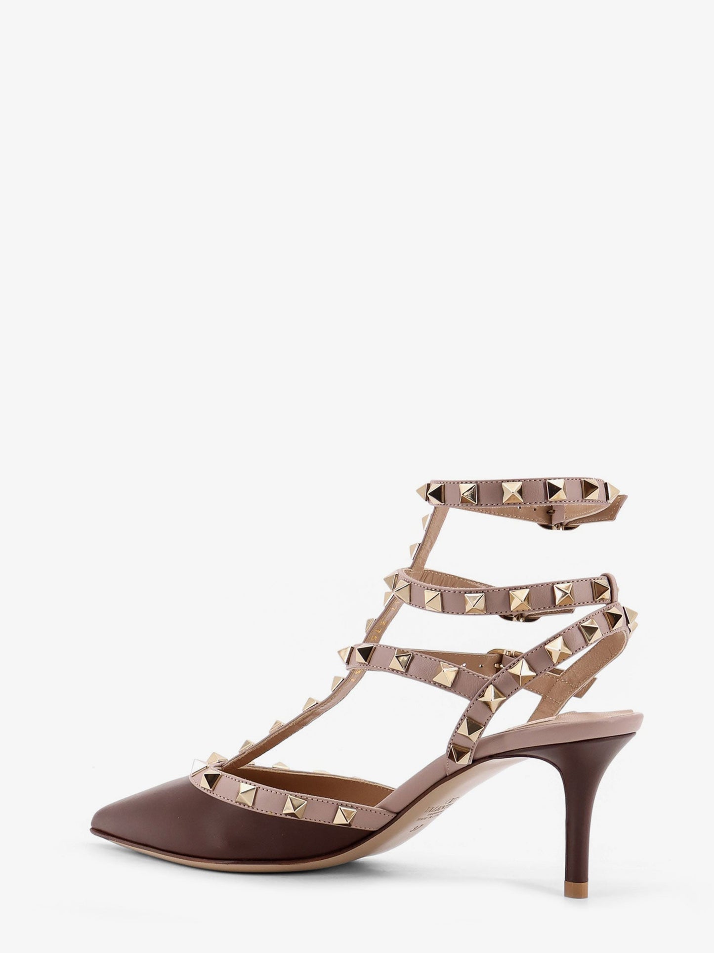 VALENTINO GARAVANI Rockstud leather decolleté slingback