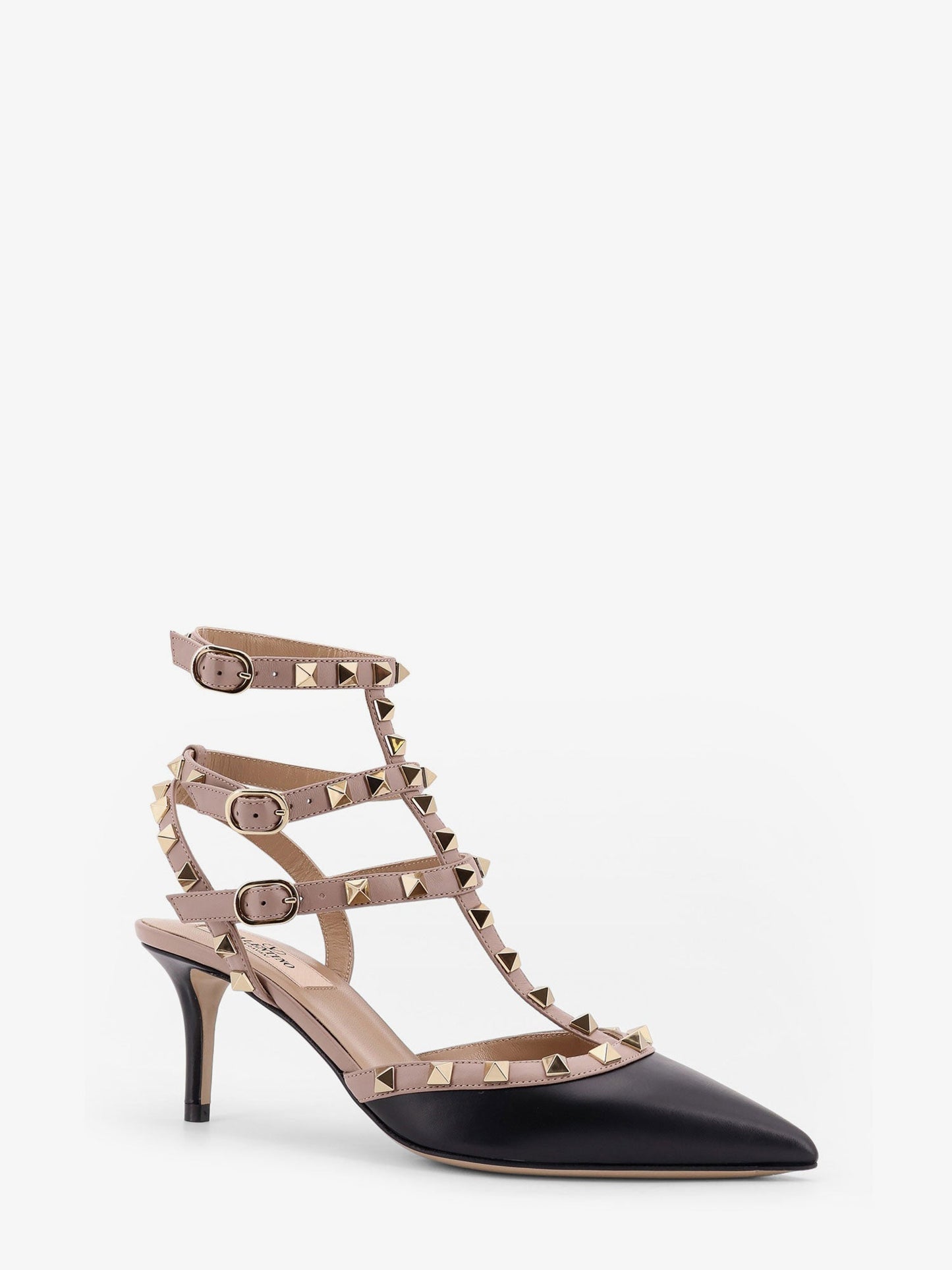 VALENTINO GARAVANI Rockstud leather decolleté slingback