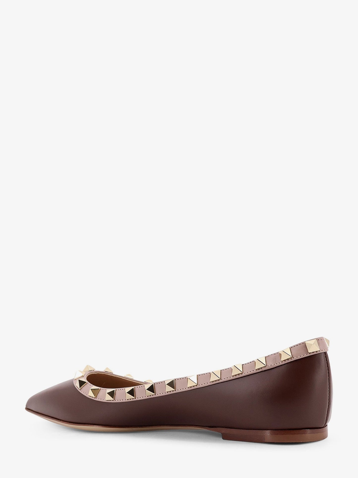 VALENTINO GARAVANI Rockstud leather ballerinas