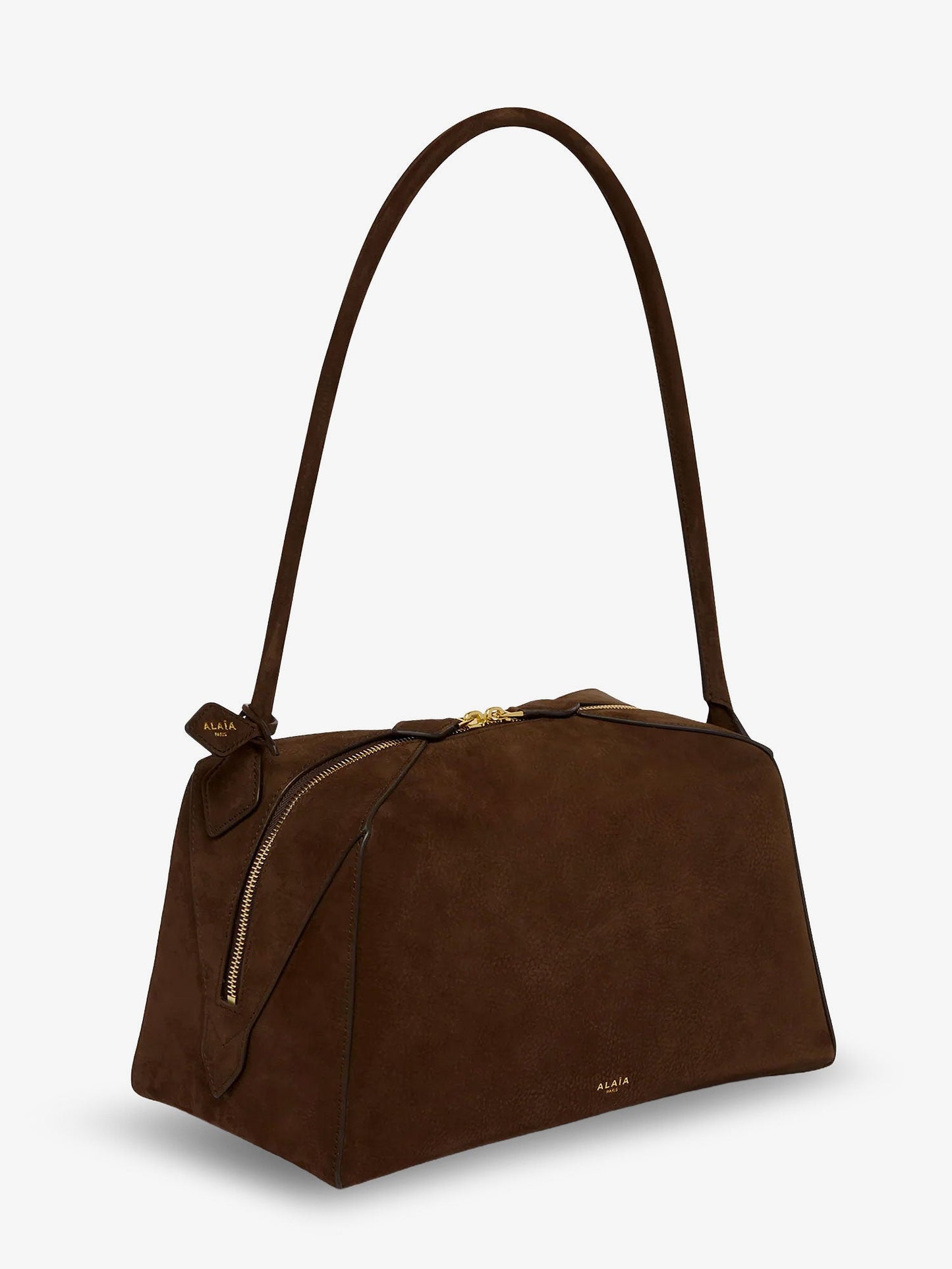 ALAIA Nabuck Le Bouledogue shoulder bag