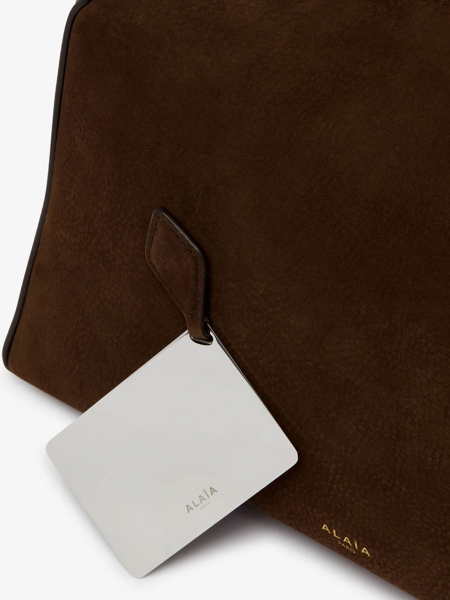 ALAIA Nabuck Le Bouledogue shoulder bag