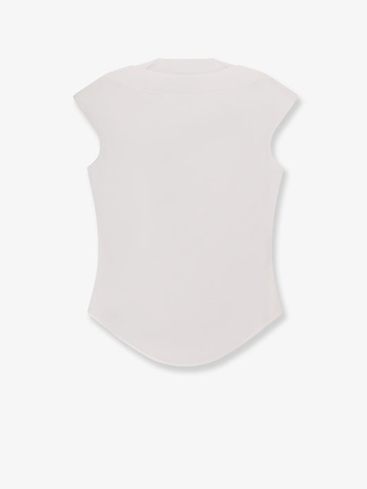 ALAIA Cap cotton blend t-shirt