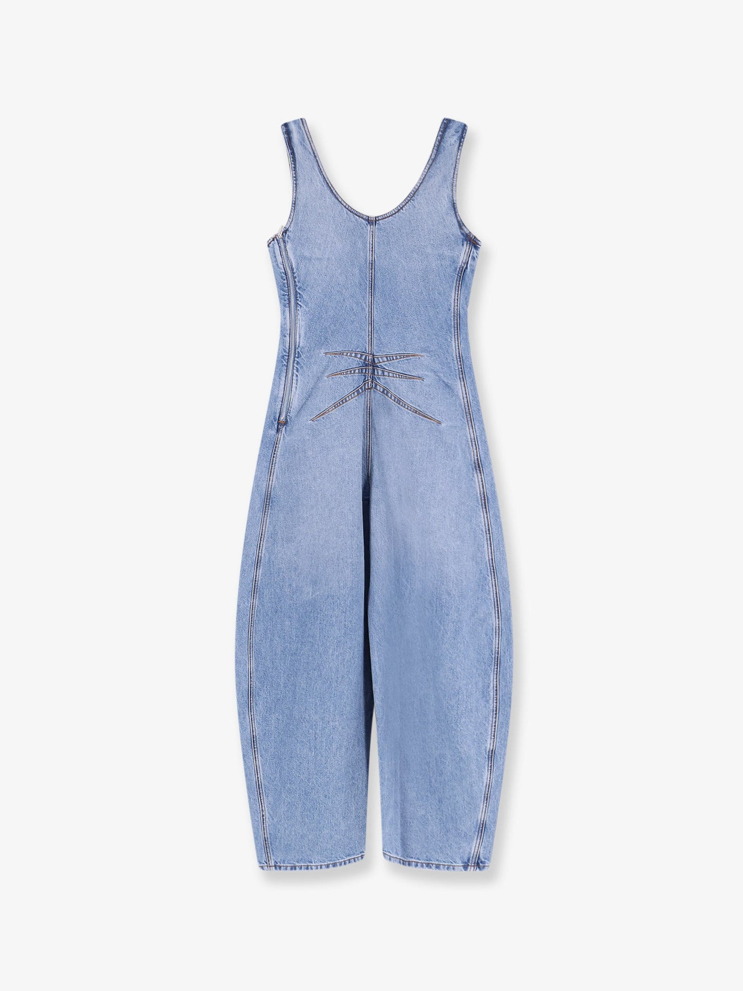 ALAIA Round denim jumpsuit