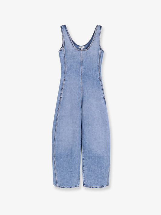 ALAIA Round denim jumpsuit