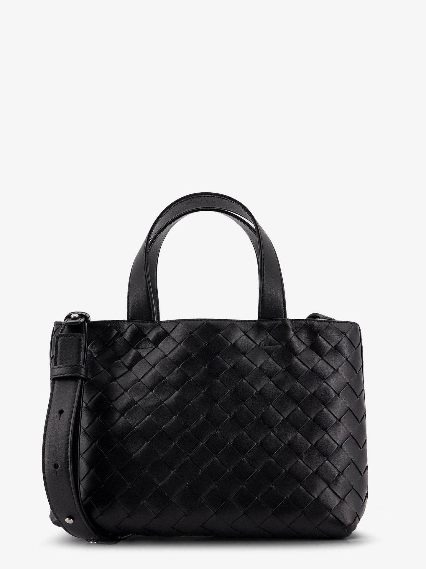 BOTTEGA VENETA Leather crossbody bag with Intrecciato pattern