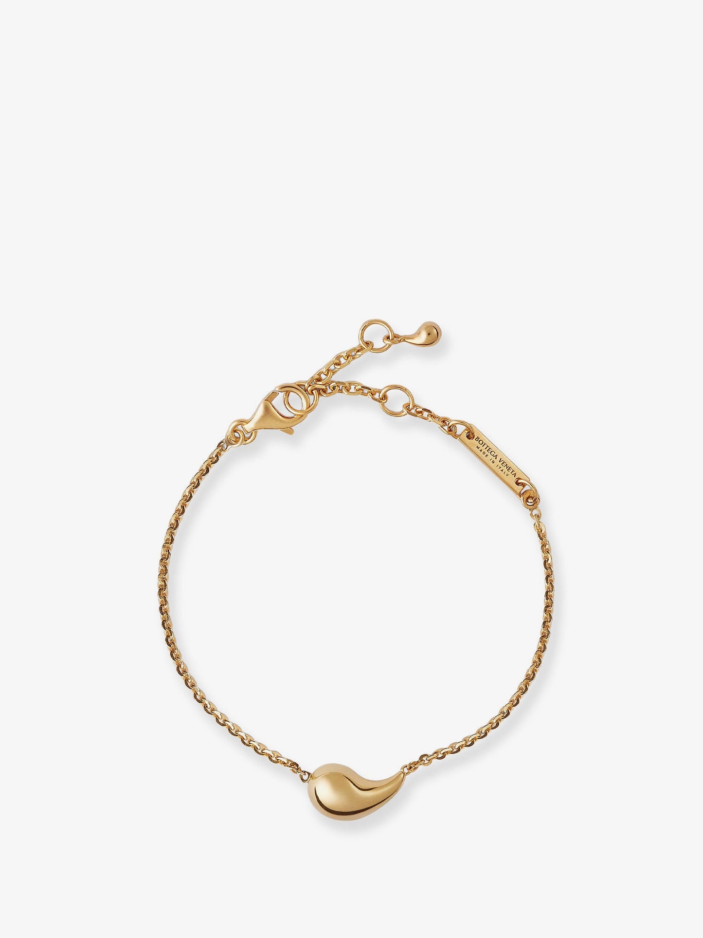 BOTTEGA VENETA Drop sterling silver with 18k gold finish bracelet