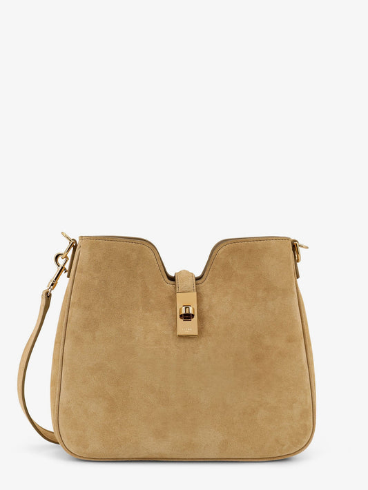 CELINE Camilla 16 suede crossbody bag