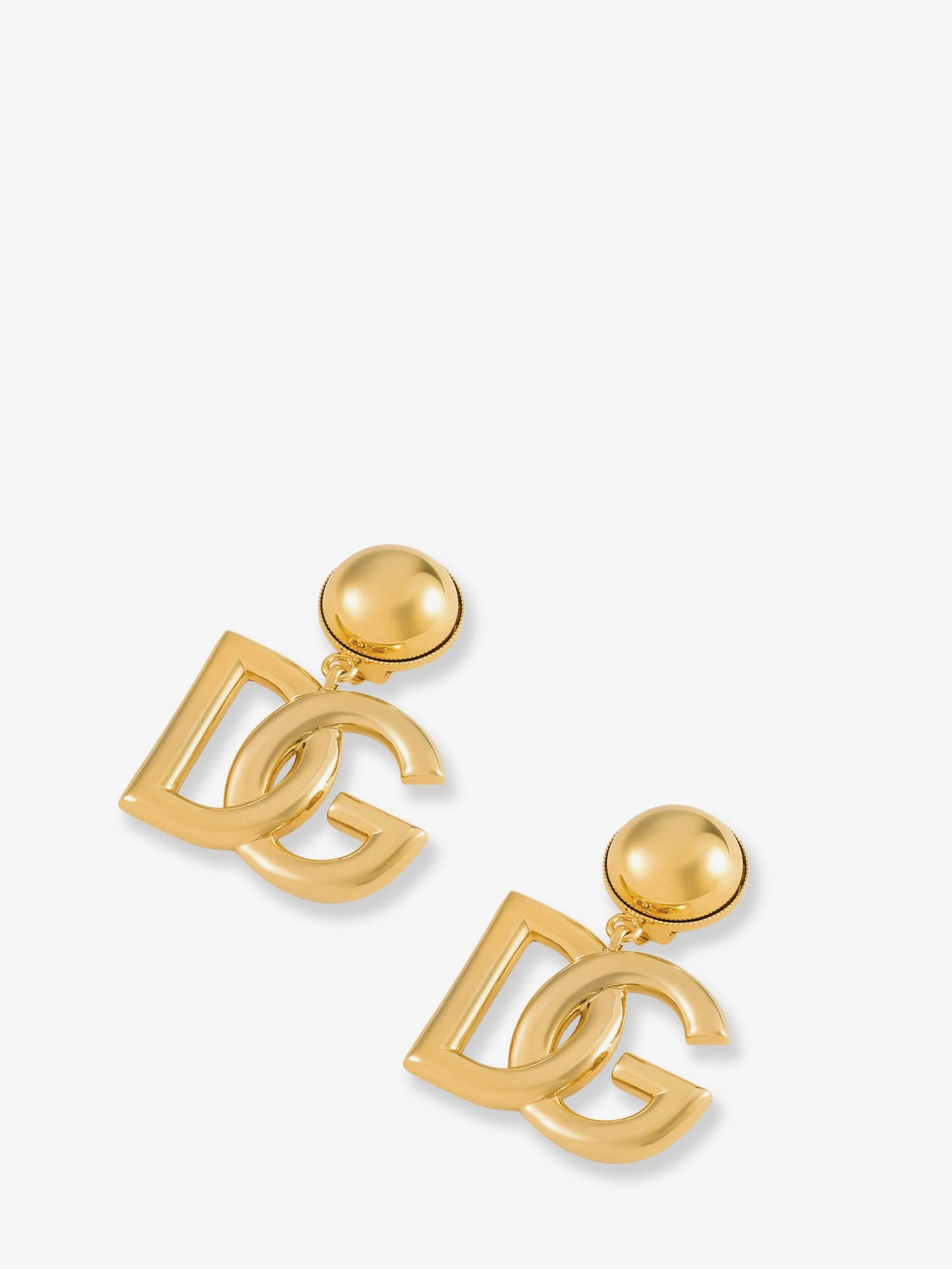 DOLCE & GABBANA DG brass earrings